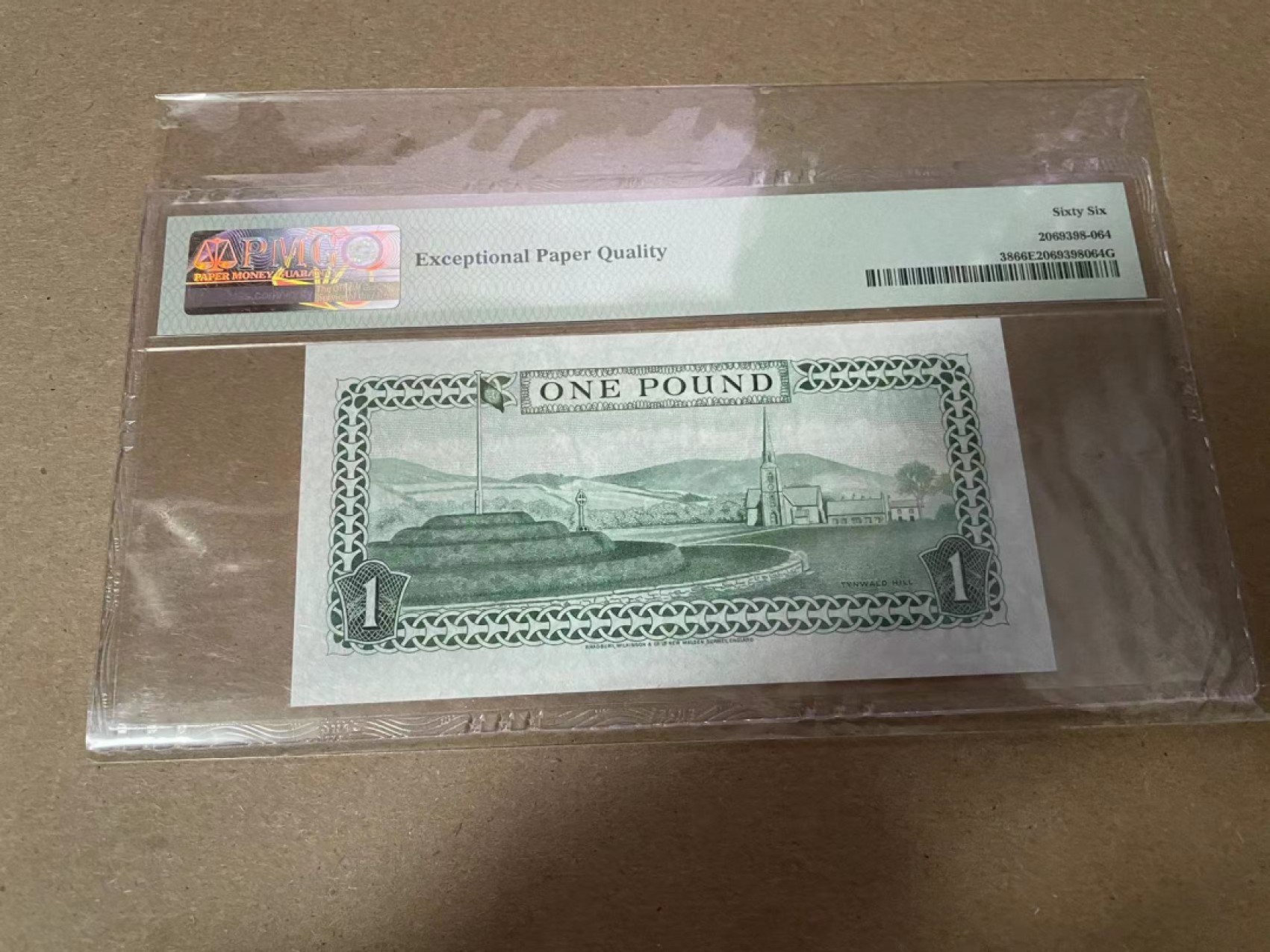 【Blue Auction】✨世界纸币精拍第294期——若泽一世国王 马恩岛 1983年1镑 BWC出品 女王 PMG66EPQ  Bradvek