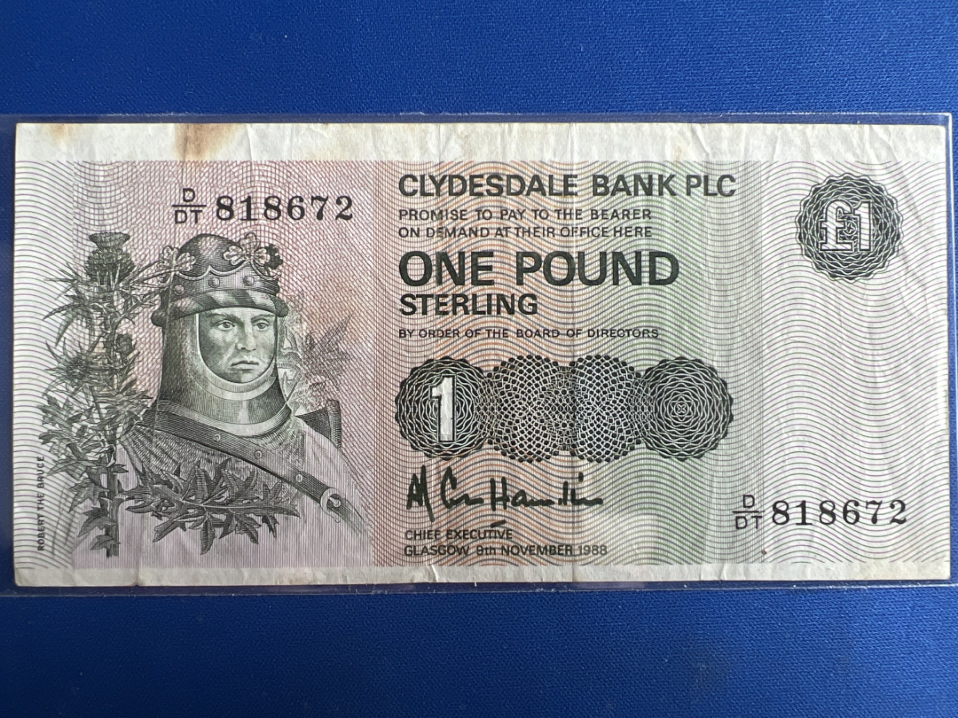 泡泡堂微拍第六十八幕纸币捡漏可累计专场👿👿，零佣金，零押金，累计满二十元包邮，接受代拍业务 苏格兰纸币1磅