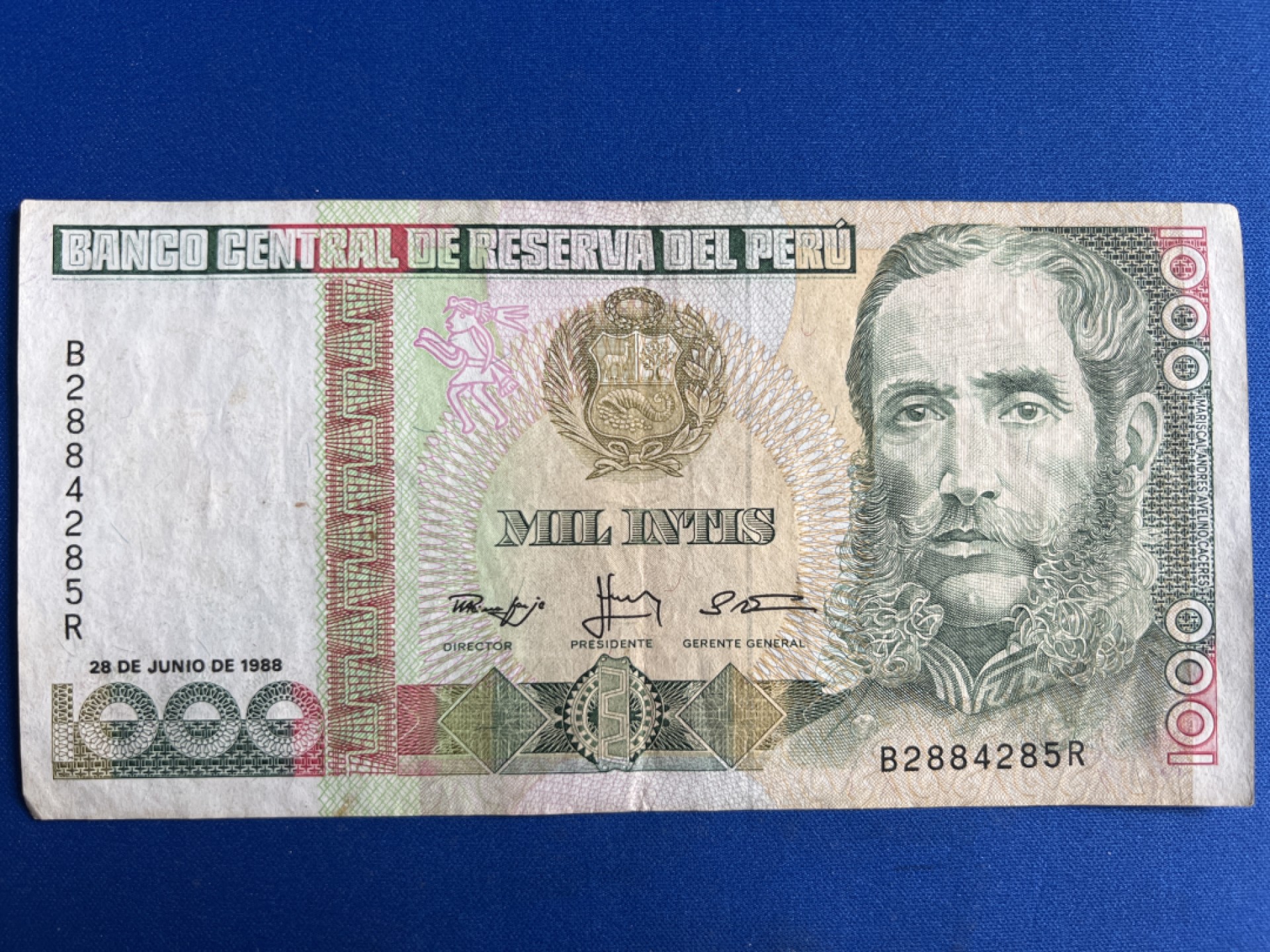 泡泡堂微拍第六十八幕纸币捡漏可累计专场👿👿，零佣金，零押金，累计满二十元包邮，接受代拍业务 秘鲁1000印蒂