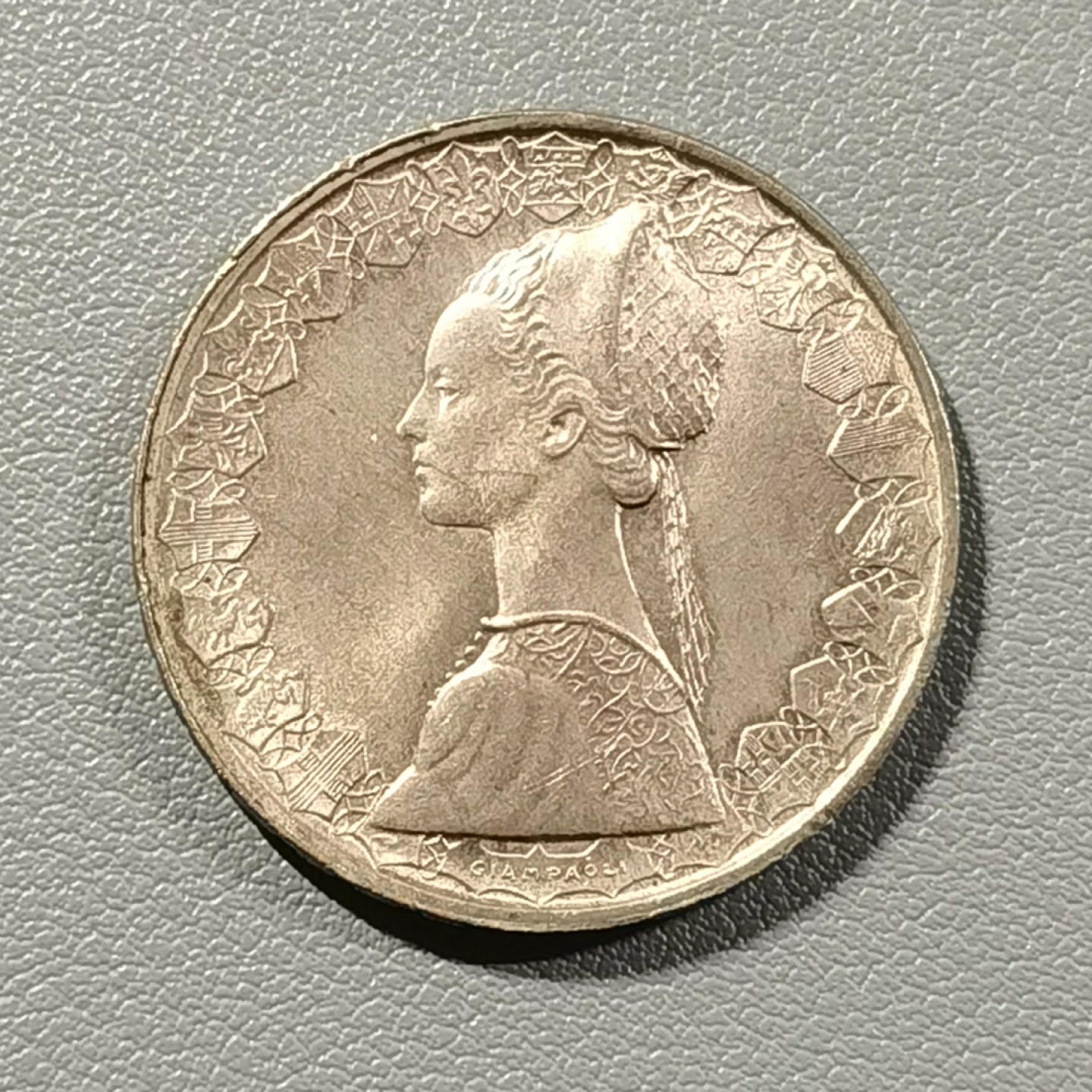 🎉🎊乐享宝藏💎💰~20230225专场 意大利500里拉银币~哥仑布帆船少女