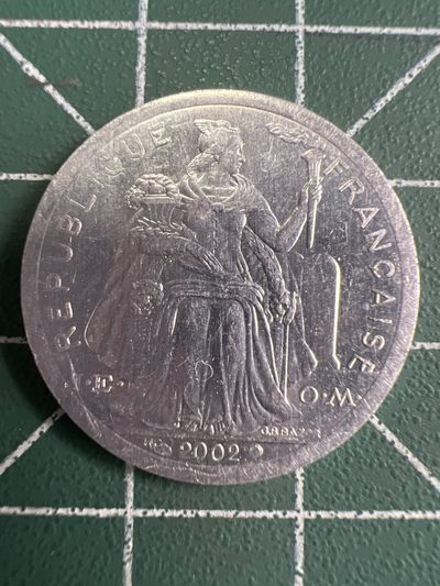 泡泡堂第232期  世界硬币 （无押金，无佣金，捡漏，全场20包邮，偏远地区除外） - 法属波利尼西亚1法