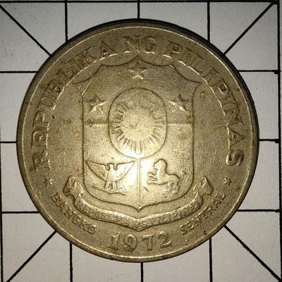 收藏之家世界硬币第11期(满20包邮，可多场累计。捡漏，无押金，无佣金) - 菲律宾1比索1972年大硬币