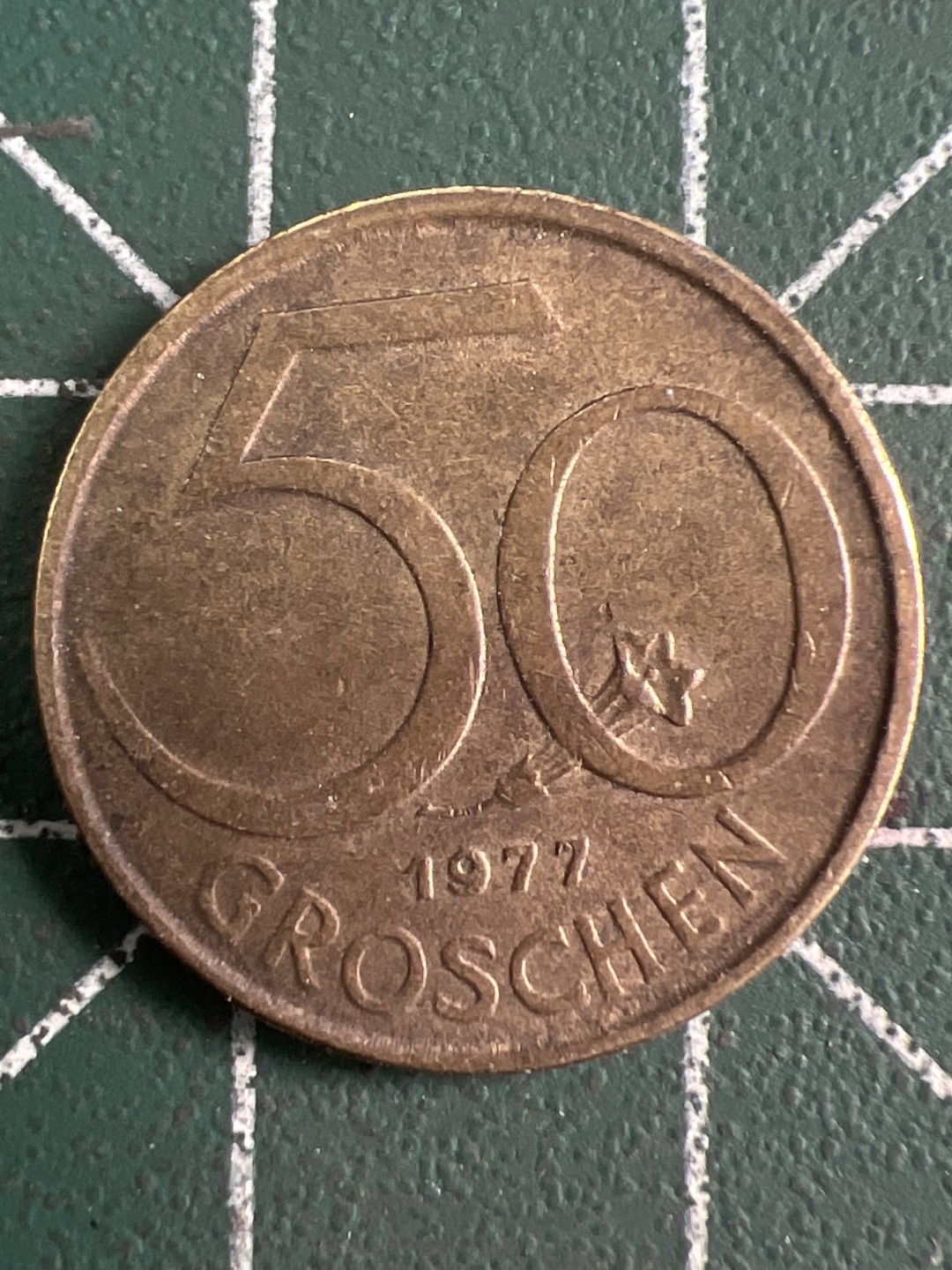 泡泡堂第265期  世界硬币 （无押金，捡漏，全场20包邮，偏远地区除外，接收代拍业务） 奥地利50格罗茨铜币