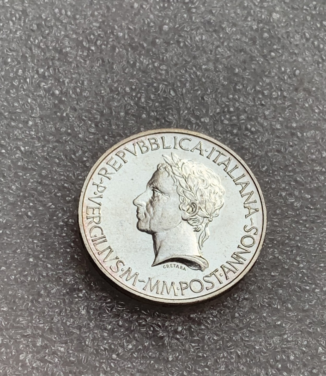 瓶子🏺第80期拍卖会 意大利1981年维吉尔逝世200周年500里拉纪念银币