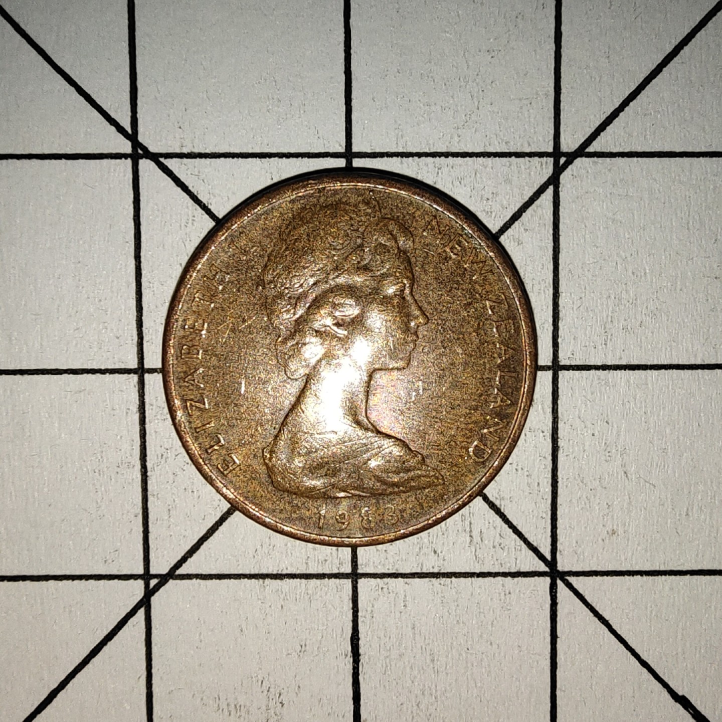 收藏之家世界硬币第11期(满20包邮，可多场累计。捡漏，无押金，无佣金) 新西兰1分1983年