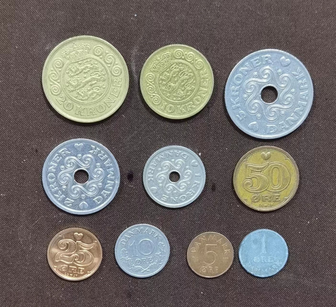 北京马甸外国币专卖微拍第九十三期，外国非贵金属纪念币，流通币专场，陆续上新，欢迎关注 丹麦