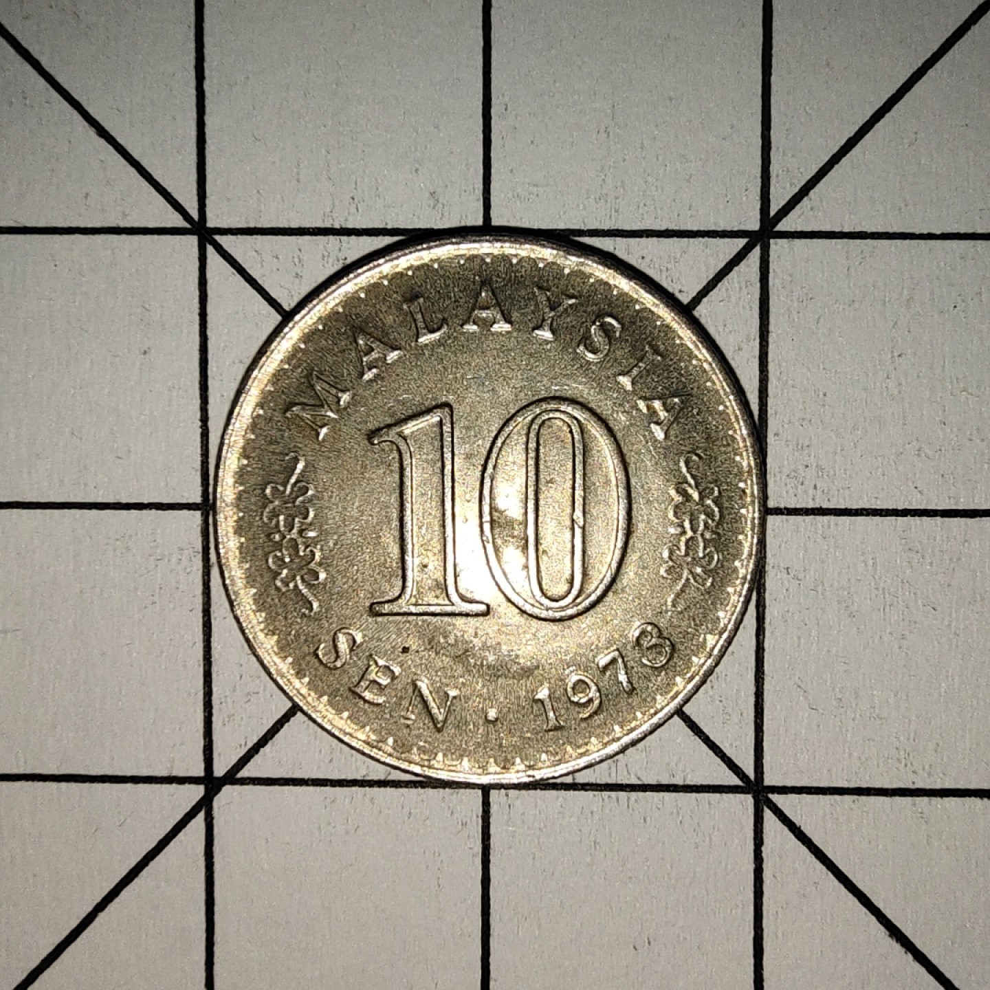 收藏之家世界硬币第11期(满20包邮，可多场累计。捡漏，无押金，无佣金) 马来西亚10分1973年