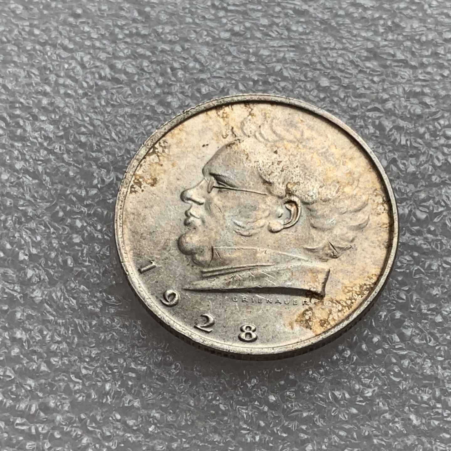 瓶子🏺第80期拍卖会 奥地利1928年2先令舒伯特纪念银币