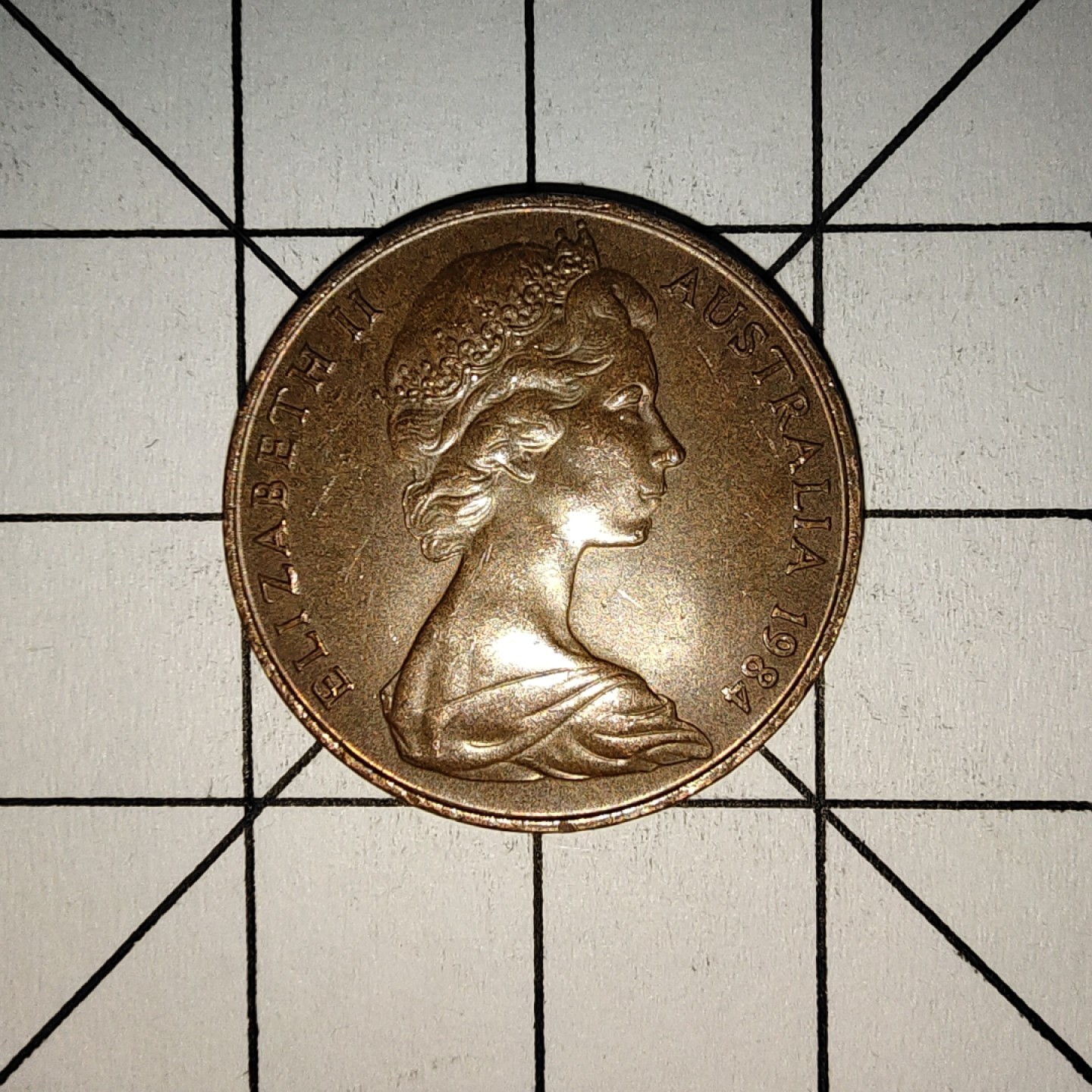 收藏之家世界硬币第11期(满20包邮，可多场累计。捡漏，无押金，无佣金) 澳大利亚2分1984年