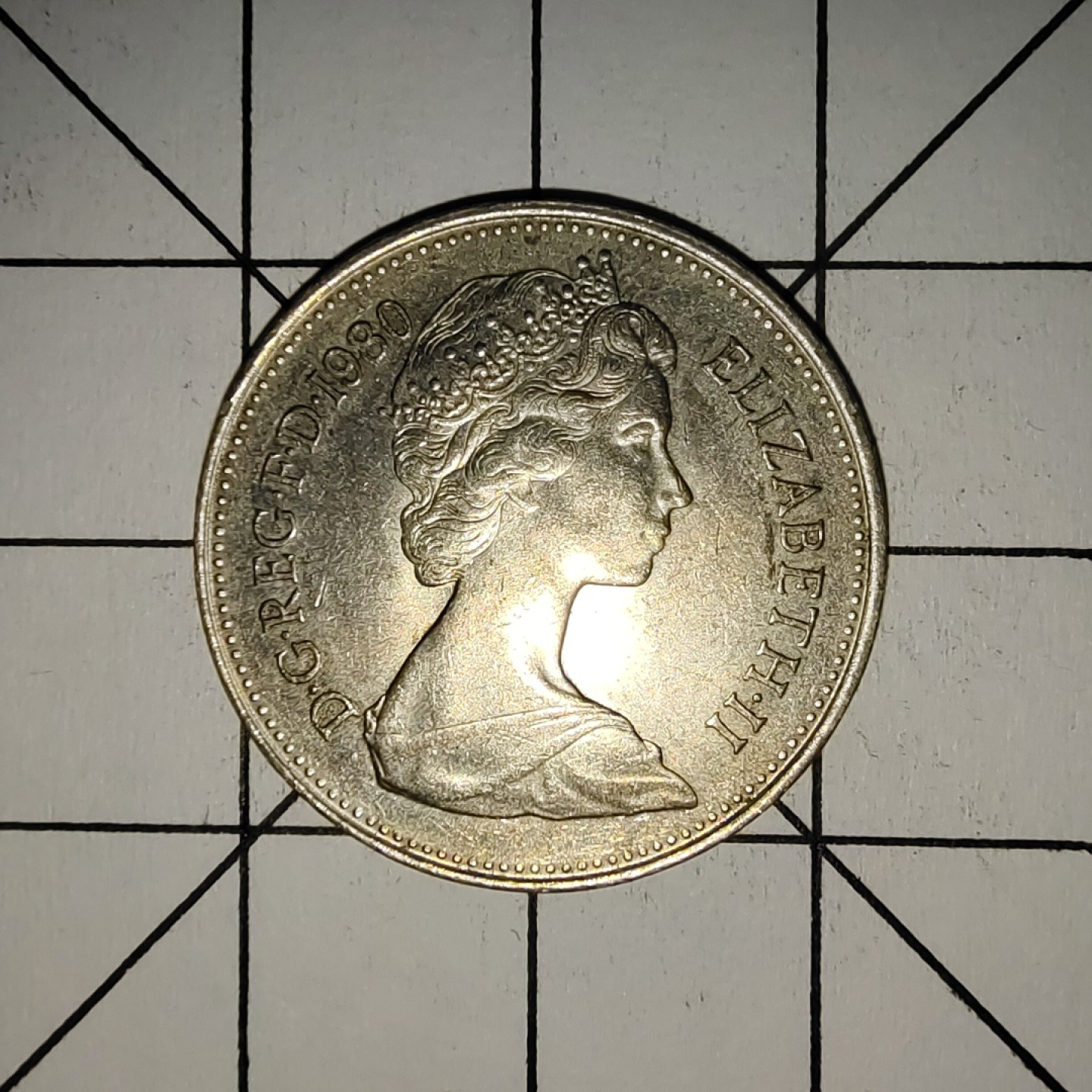 收藏之家世界硬币第11期(满20包邮，可多场累计。捡漏，无押金，无佣金) 英国5便士1980年