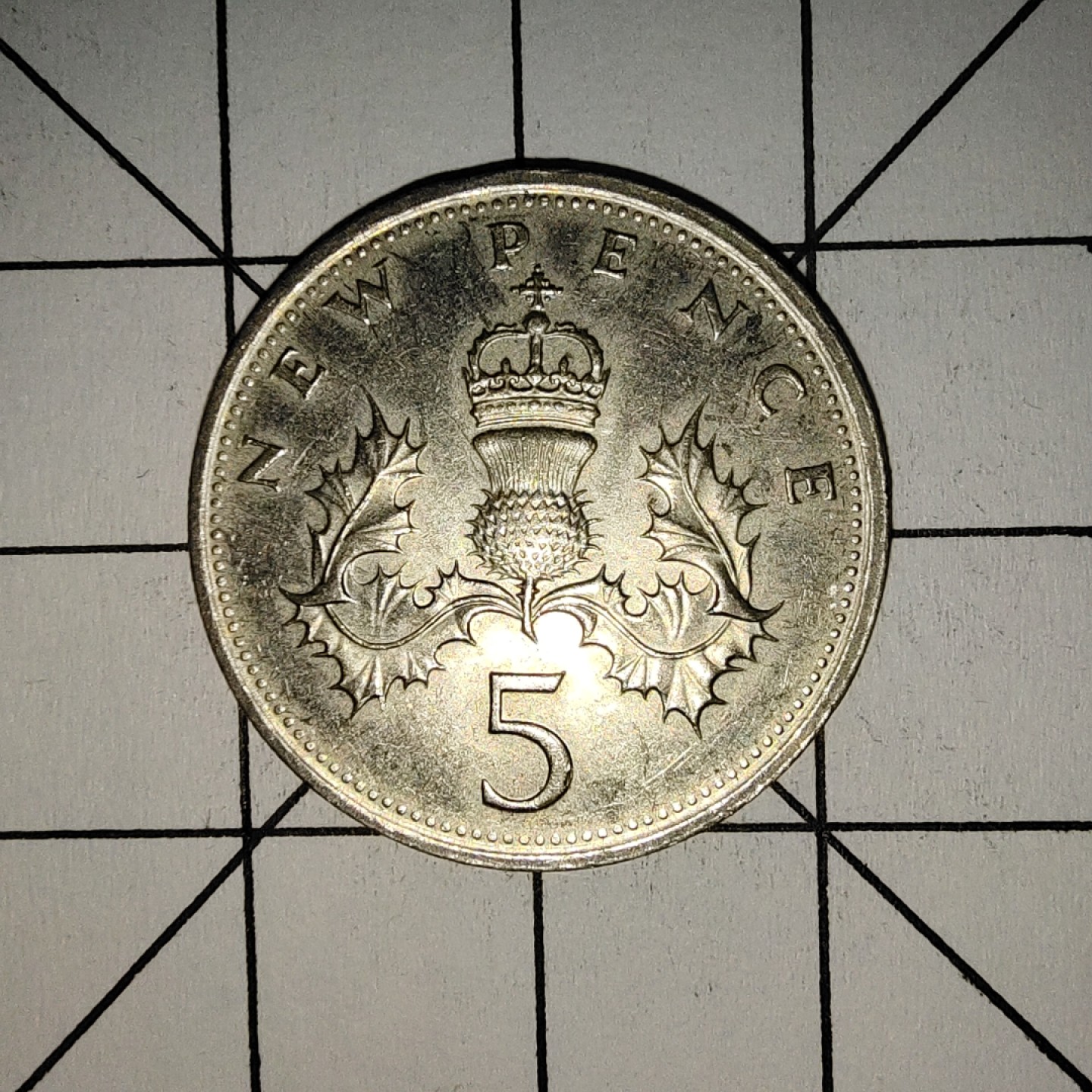 收藏之家世界硬币第11期(满20包邮，可多场累计。捡漏，无押金，无佣金) 英国5便士1980年