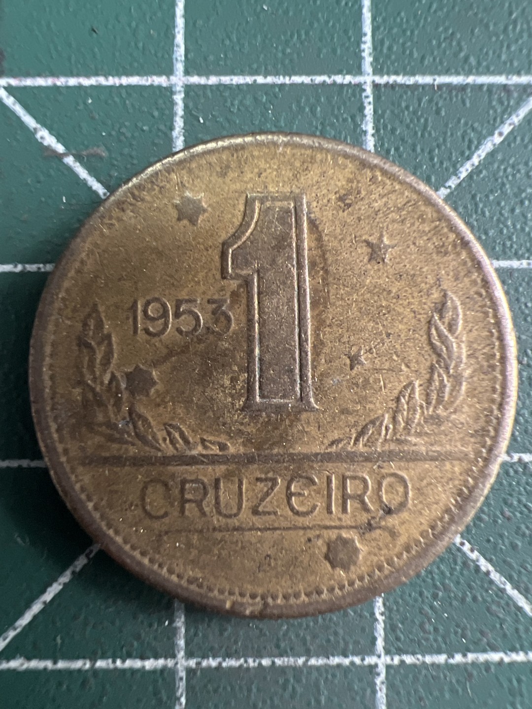 泡泡堂微拍第七十幕硬币捡漏可累计专场👿👿，零佣金，零押金，累计满二十元包邮，接受代拍业务 巴西1953年1克鲁塞罗