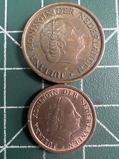 泡泡堂第231期  世界硬币 （无押金，无佣金，捡漏，全场20包邮，偏远地区除外） - 荷兰铜币一对