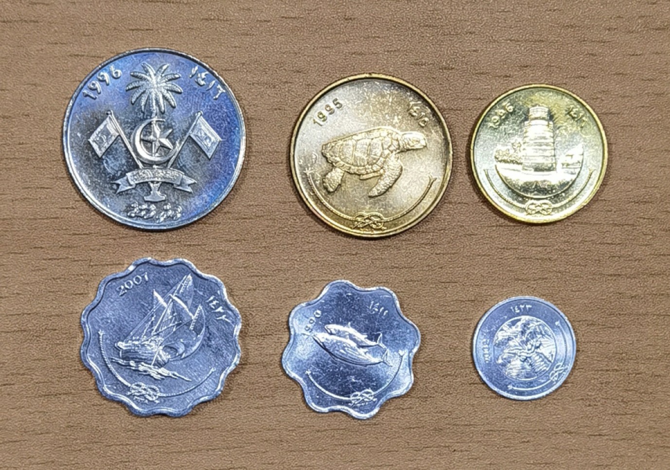 北京马甸外国币专卖微拍第九十三期，外国非贵金属纪念币，流通币专场，陆续上新，欢迎关注 马尔代夫