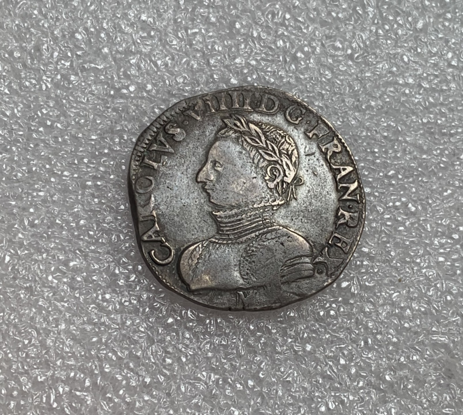 瓶子🏺第80期拍卖会  法国1575年卡尔九世1/4埃居银币深打好品人物五官清晰