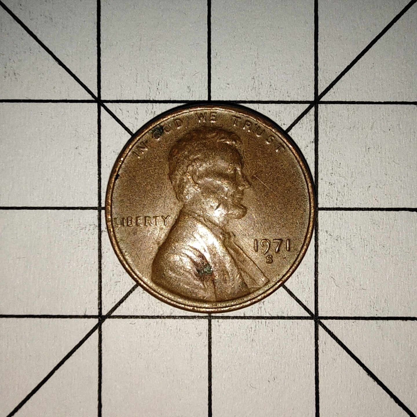 收藏之家世界硬币第11期(满20包邮，可多场累计。捡漏，无押金，无佣金) 美国1美分1971年