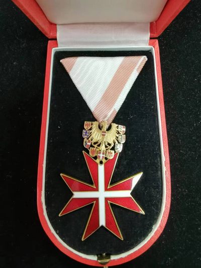 盛世勋华——号角文化勋章专场拍卖第89期 - 奥地利骑士金级共和国功勋奖章 带原盒 带厂标（Anton Reitterer, Vienna）