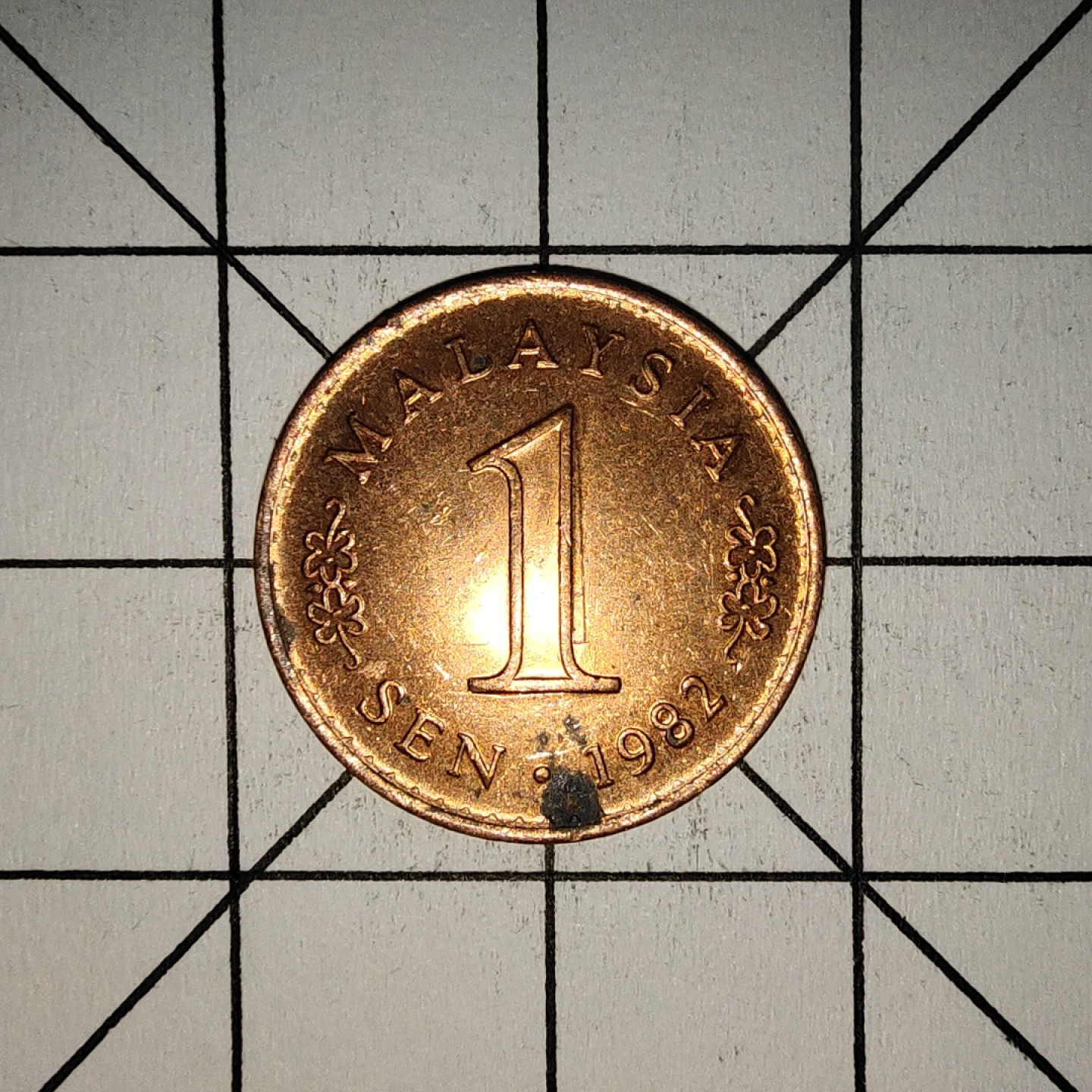 收藏之家世界硬币第11期(满20包邮，可多场累计。捡漏，无押金，无佣金) 马来西亚1分1982年