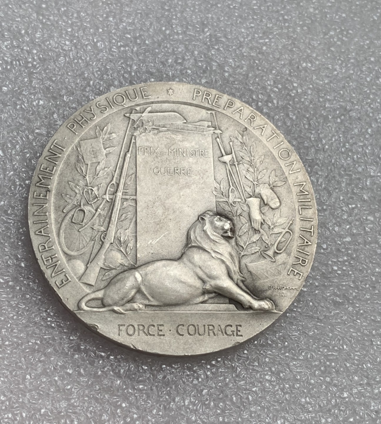 瓶子🏺第80期拍卖会 法国19世纪国家动员银章50毫米62克丰饶角1等银标