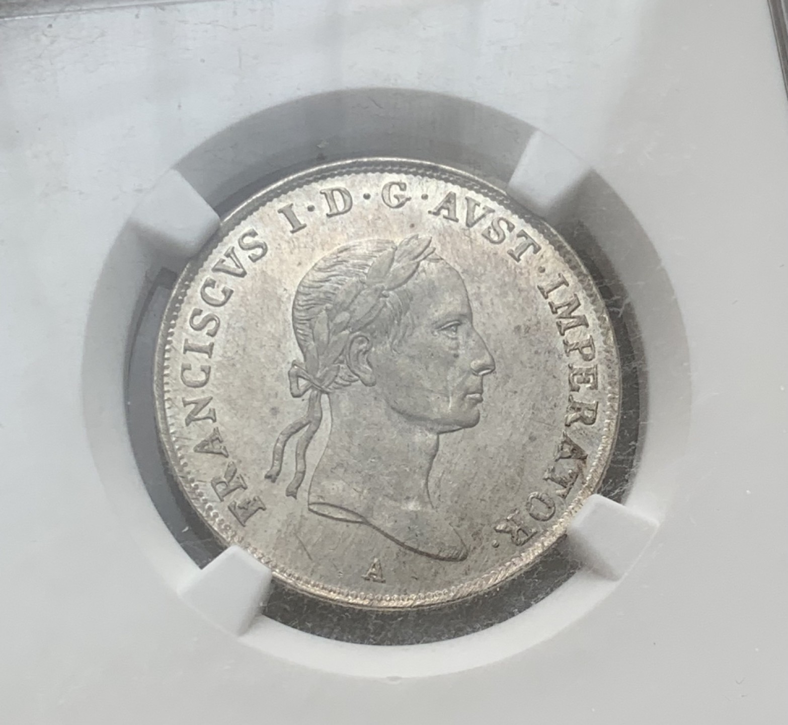 瓶子🏺第80期拍卖会 奥匈1831年20克鲁泽银币NGC AU58