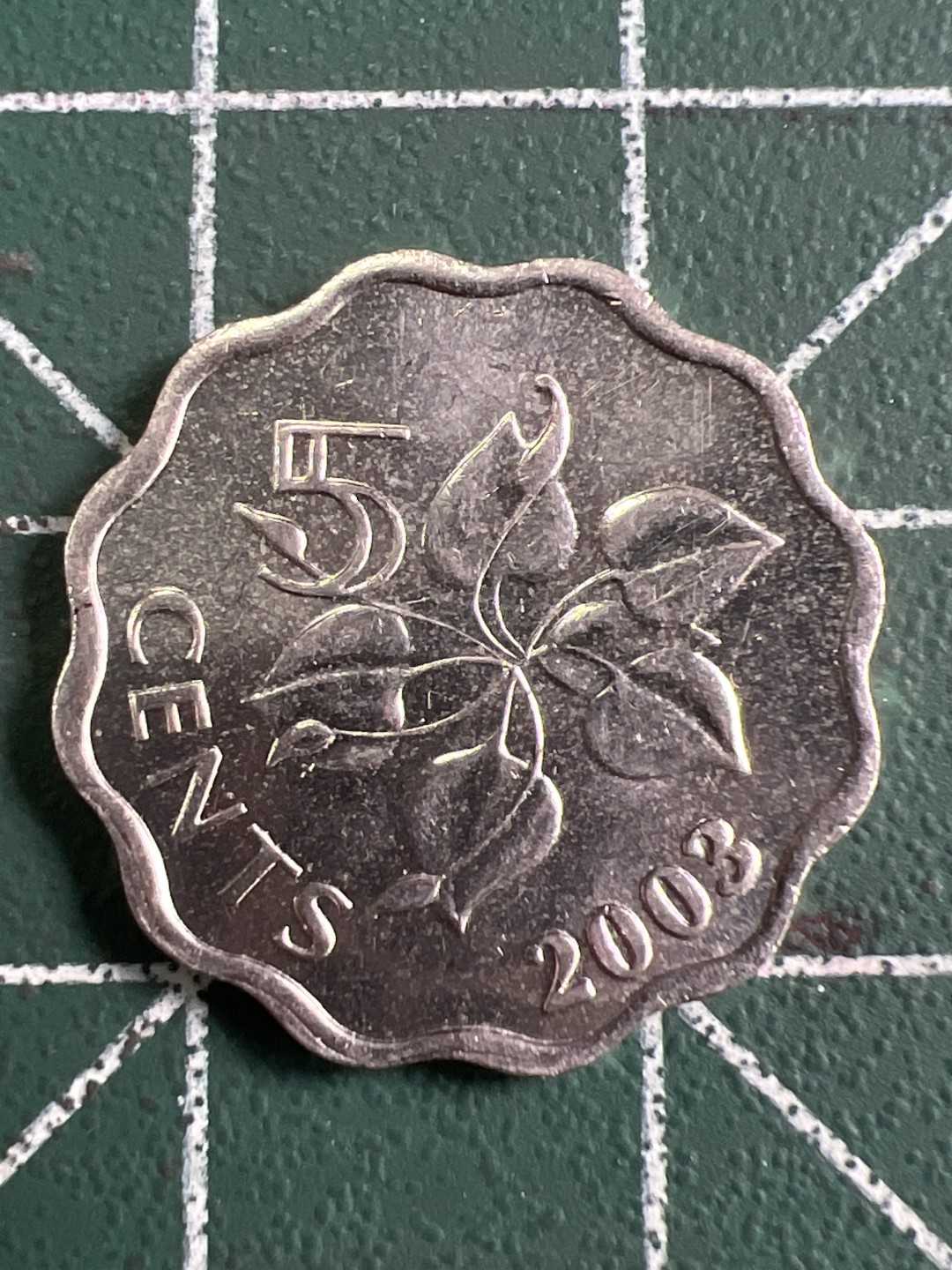 泡泡堂第232期  世界硬币 （无押金，无佣金，捡漏，全场20包邮，偏远地区除外） 斯威士兰五分