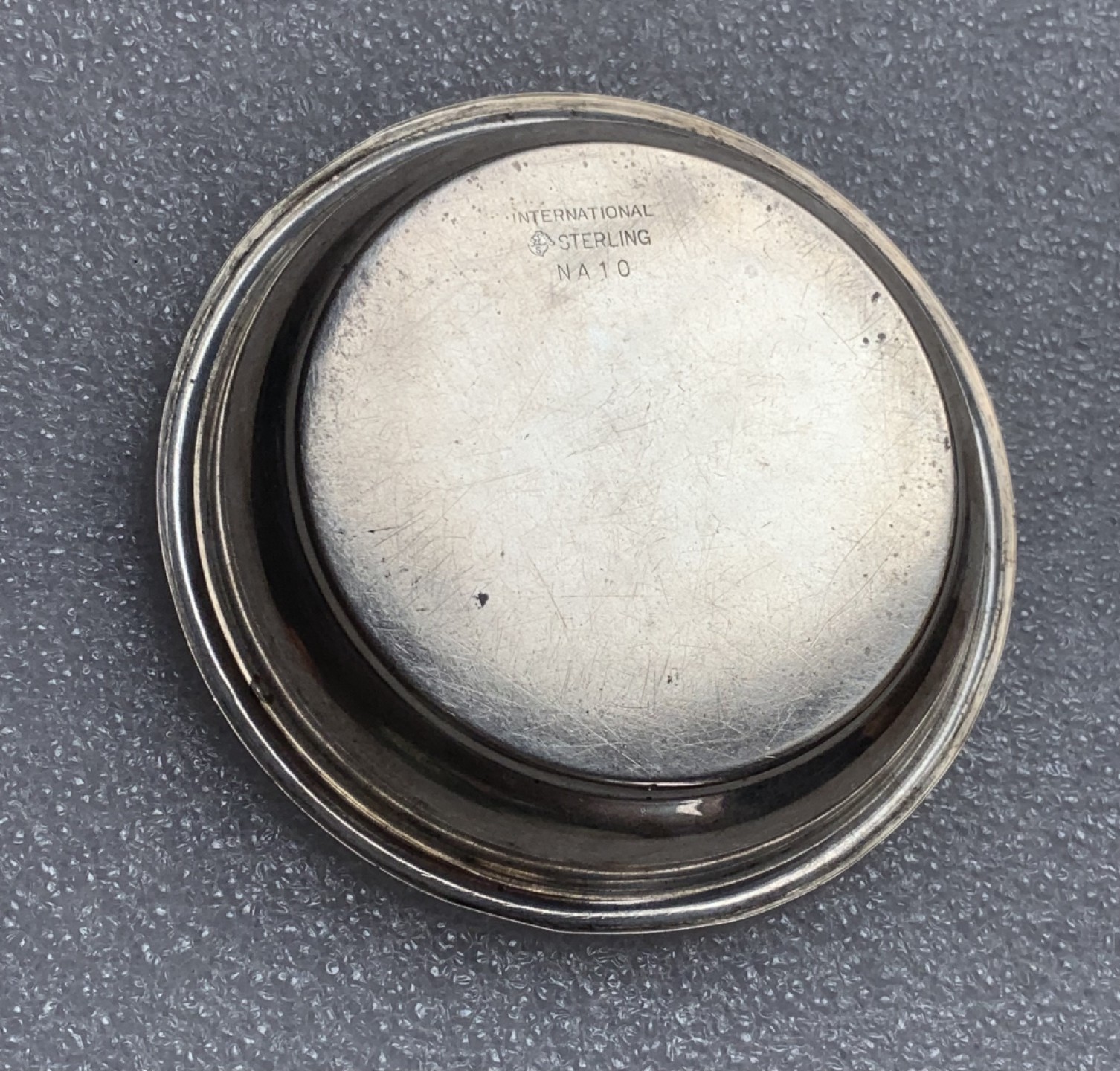 瓶子🏺第80期拍卖会 银质小碟68毫米（口）50毫米（底）30.45克