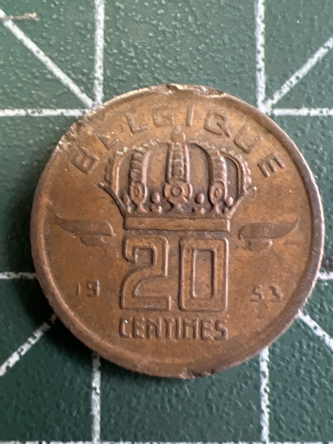 泡泡堂第233期  世界硬币邮票 （无押金，无佣金，捡漏，全场20包邮，偏远地区除外） 比利时20c