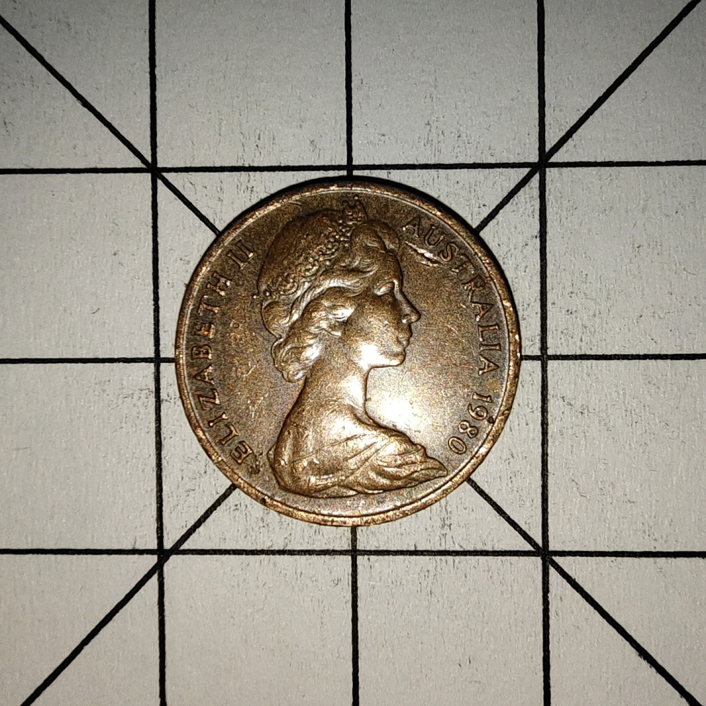 收藏之家世界硬币第11期(满20包邮，可多场累计。捡漏，无押金，无佣金) 澳大利亚1分1980年