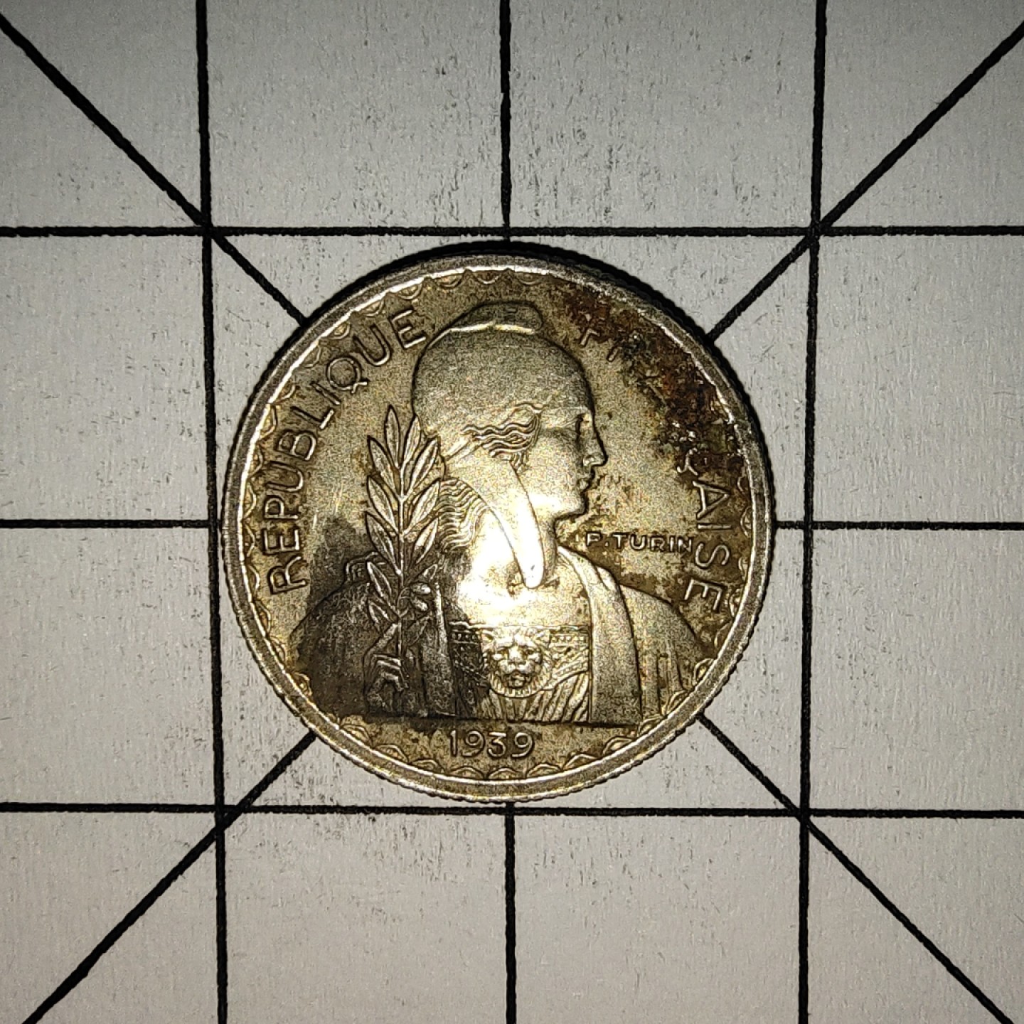 收藏之家世界硬币第11期(满20包邮，可多场累计。捡漏，无押金，无佣金) 法属印支10分1939年