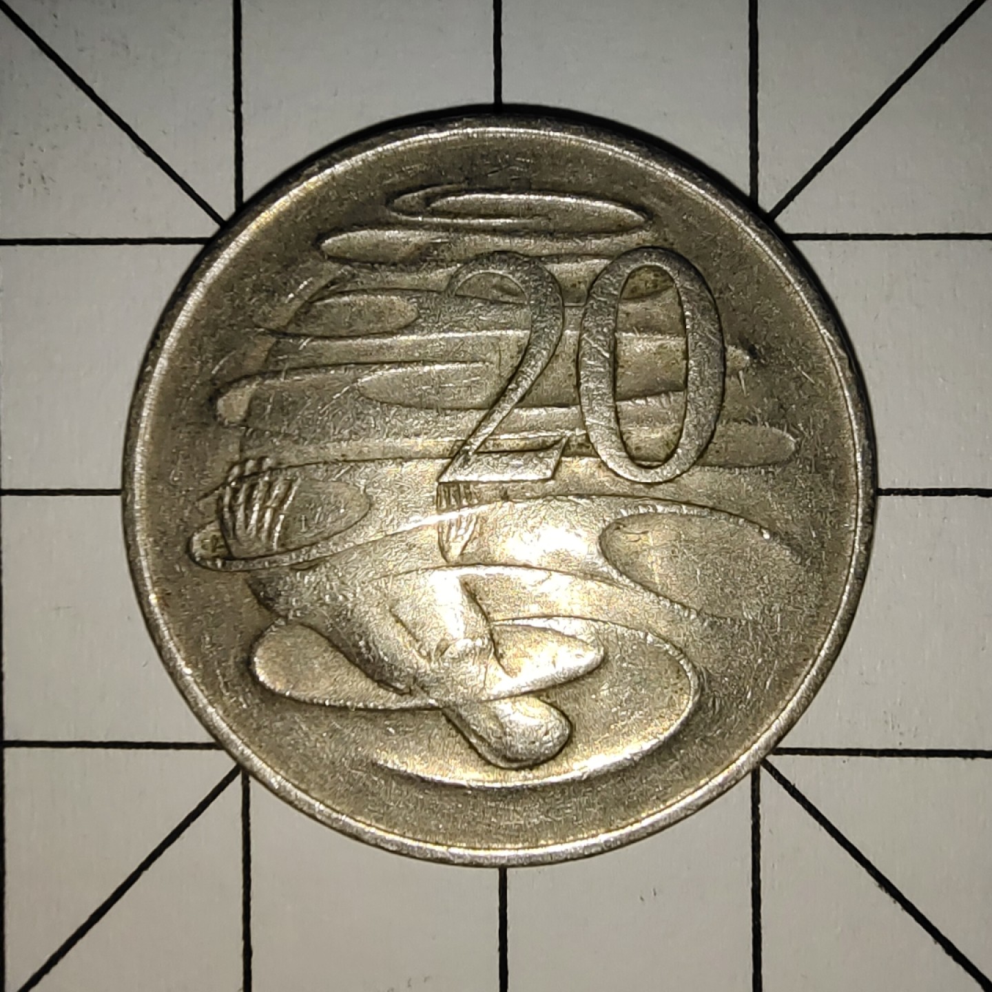 收藏之家世界硬币第11期(满20包邮，可多场累计。捡漏，无押金，无佣金) 澳大利亚20分1966年