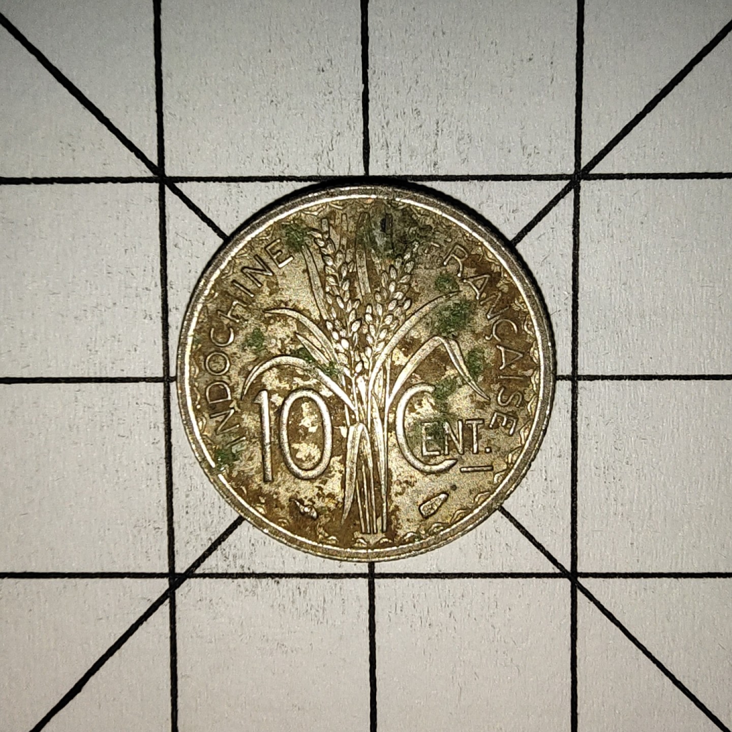 收藏之家世界硬币第11期(满20包邮，可多场累计。捡漏，无押金，无佣金) 法属印支10分1939年