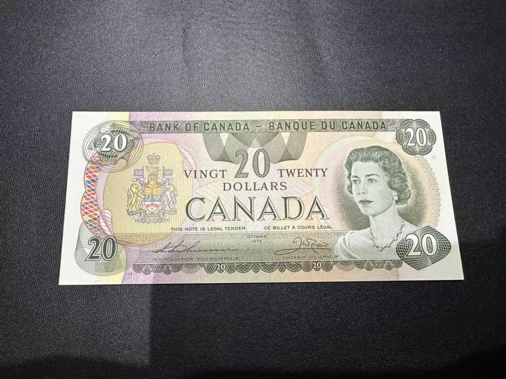 《外钞收藏家》第二百四十四期 连拍场二 1979年加拿大20加元 全新UNC