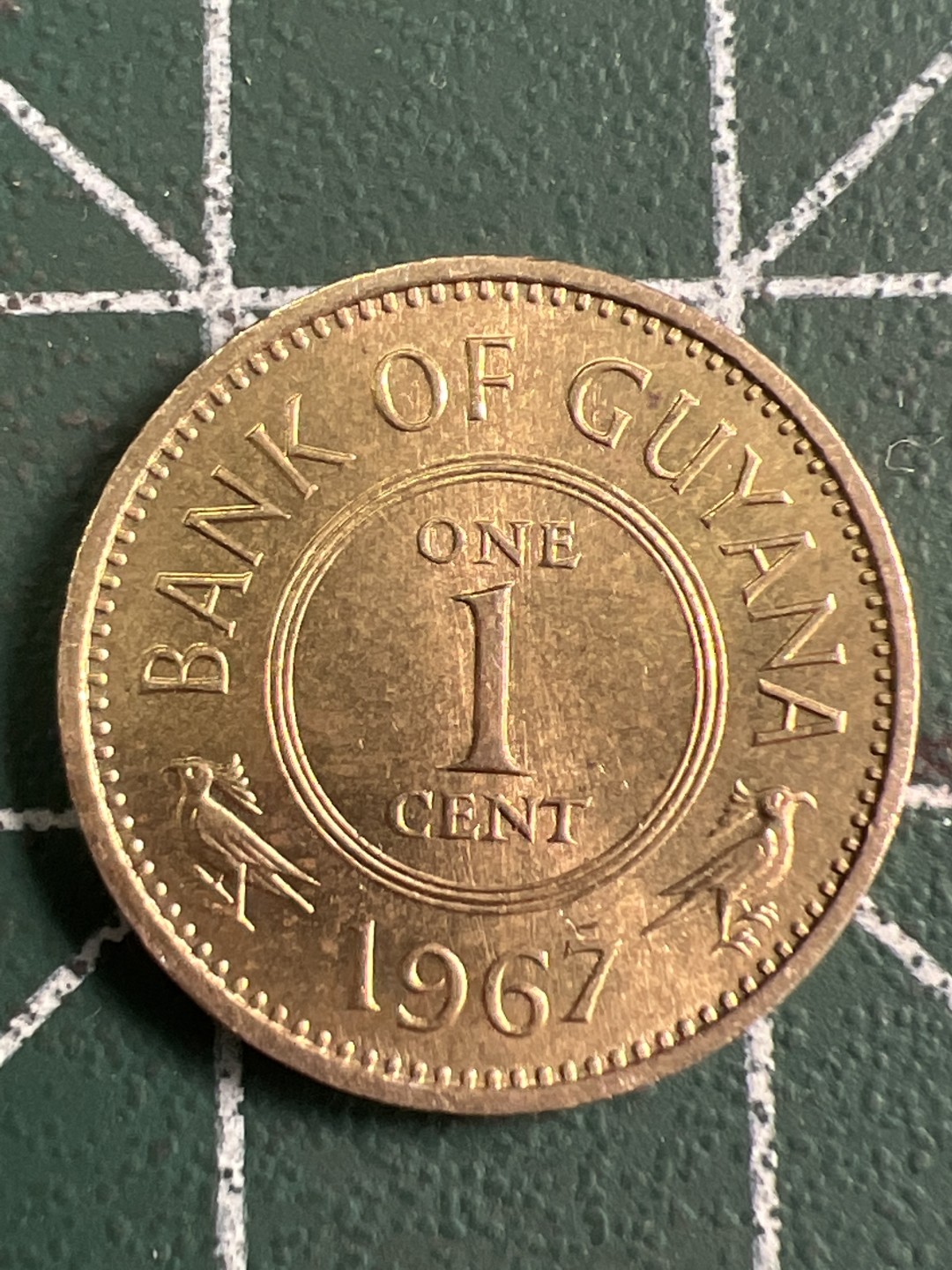 泡泡堂第232期  世界硬币 （无押金，无佣金，捡漏，全场20包邮，偏远地区除外） 圭亚那一分