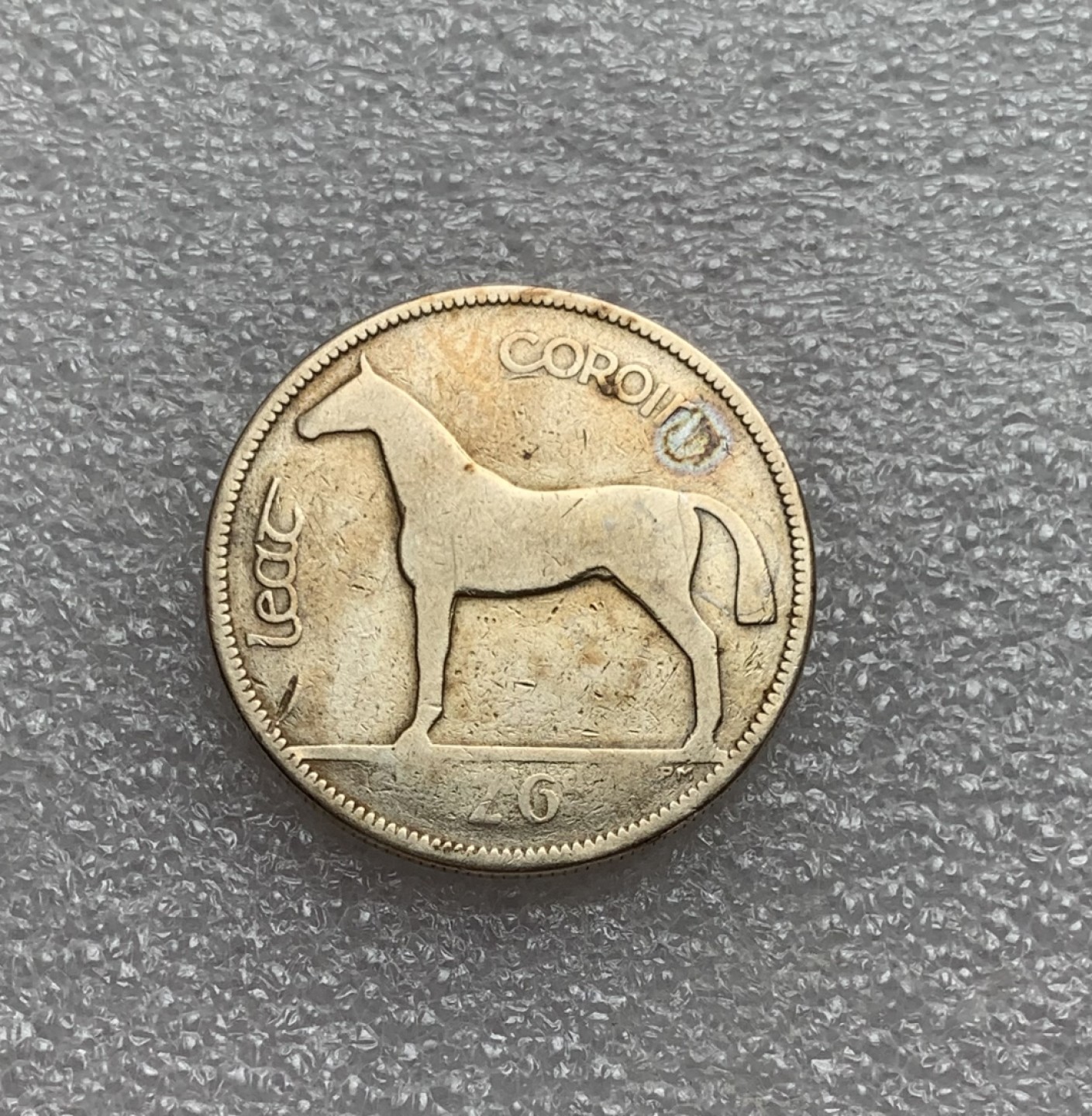 瓶子🏺第80期拍卖会 爱尔兰1928年半克朗（2先令6便士）银币32毫米14克