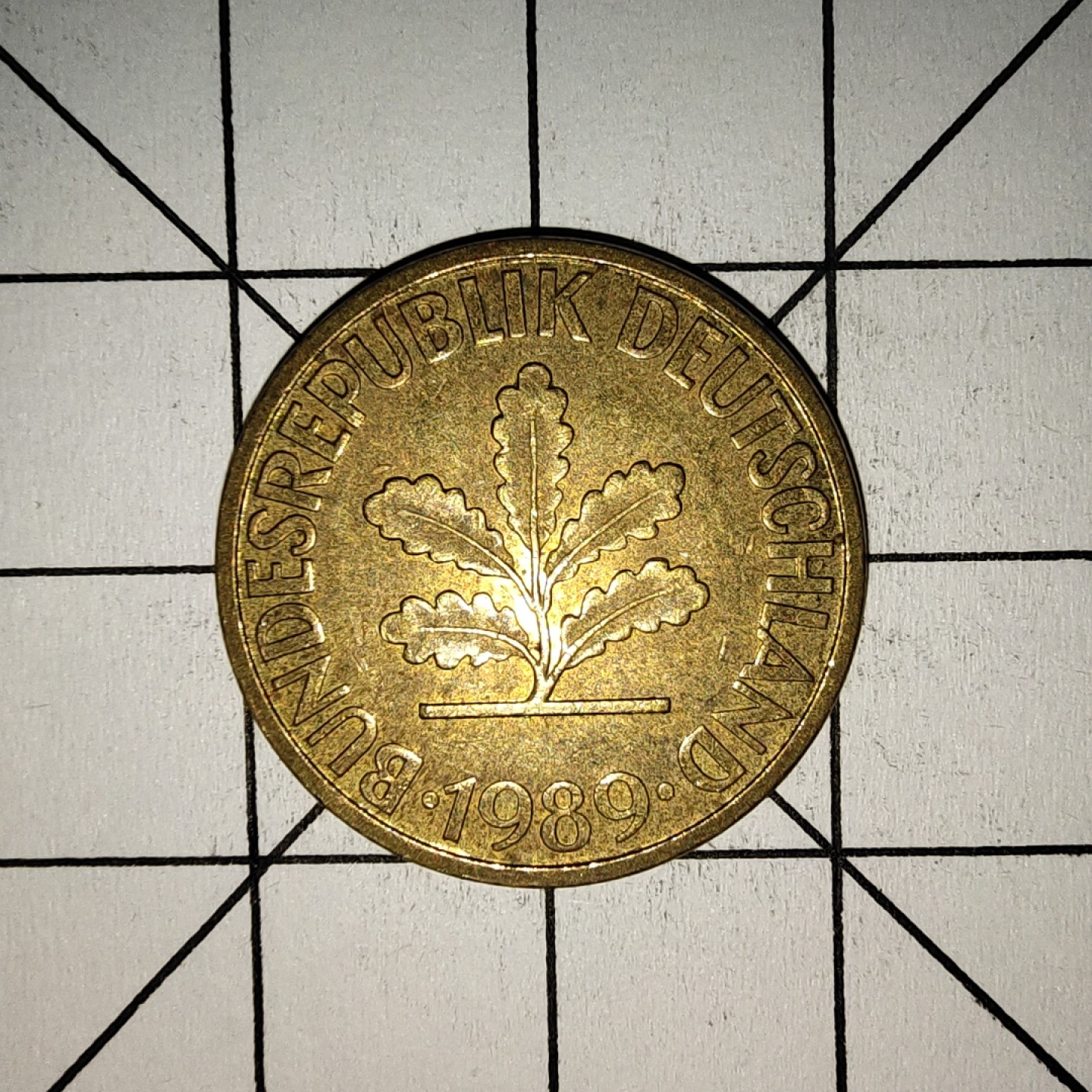 收藏之家世界硬币第11期(满20包邮，可多场累计。捡漏，无押金，无佣金) 德国10芬尼1989年