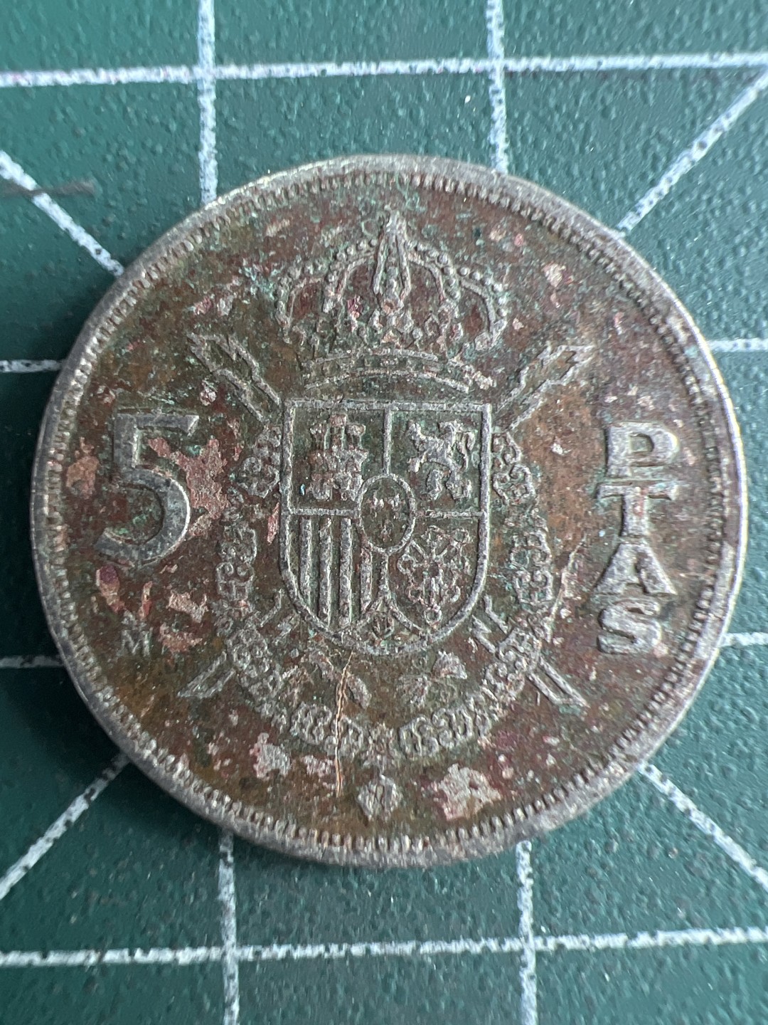 泡泡堂第326期  世界硬币 （无押金，捡漏，全场20包邮，偏远地区除外，接收代拍业务） 西班牙5比塞塔