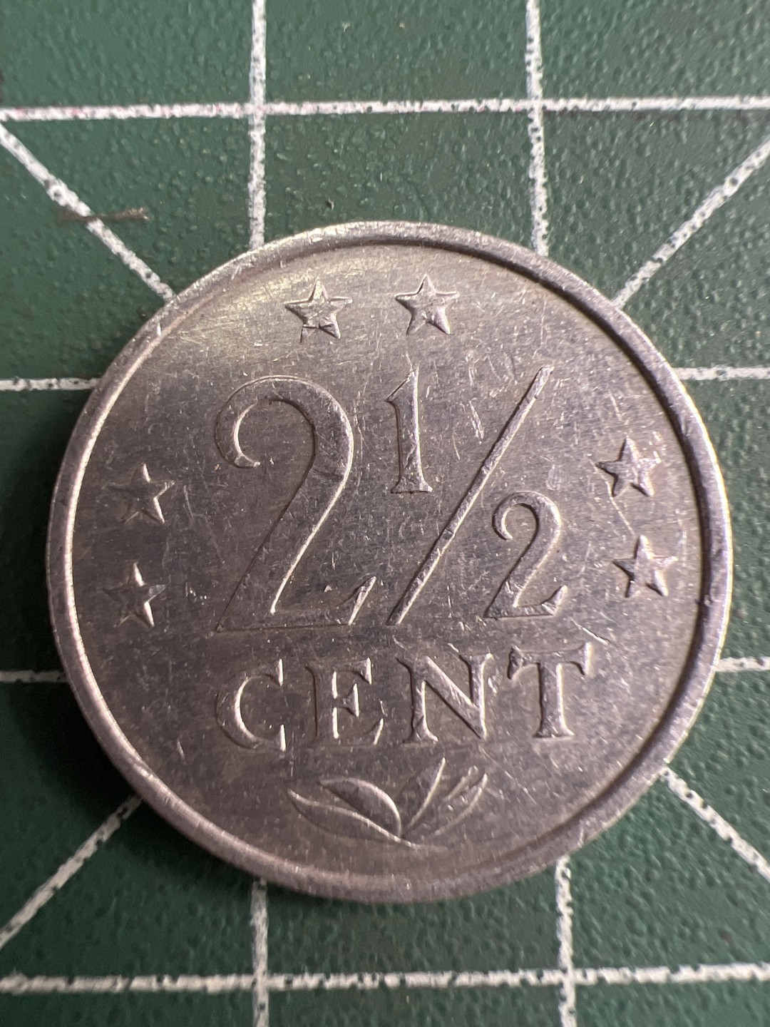 泡泡堂第282期  世界硬币 （无押金，捡漏，全场20包邮，偏远地区除外，接收代拍业务） 荷属安的列斯2-1/2