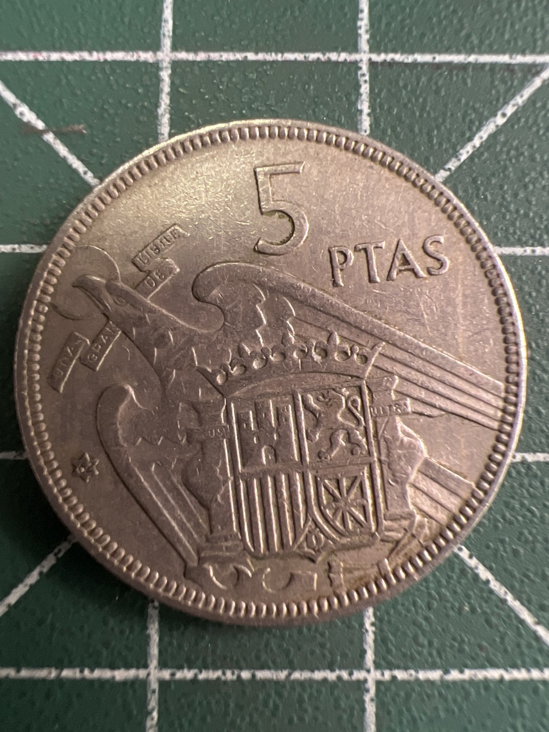 泡泡堂第232期  世界硬币 （无押金，无佣金，捡漏，全场20包邮，偏远地区除外） 西班牙5比塞塔