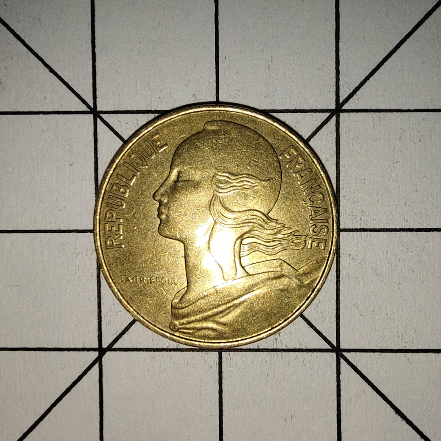 收藏之家世界硬币第11期(满20包邮，可多场累计。捡漏，无押金，无佣金) 法国10生丁1981年