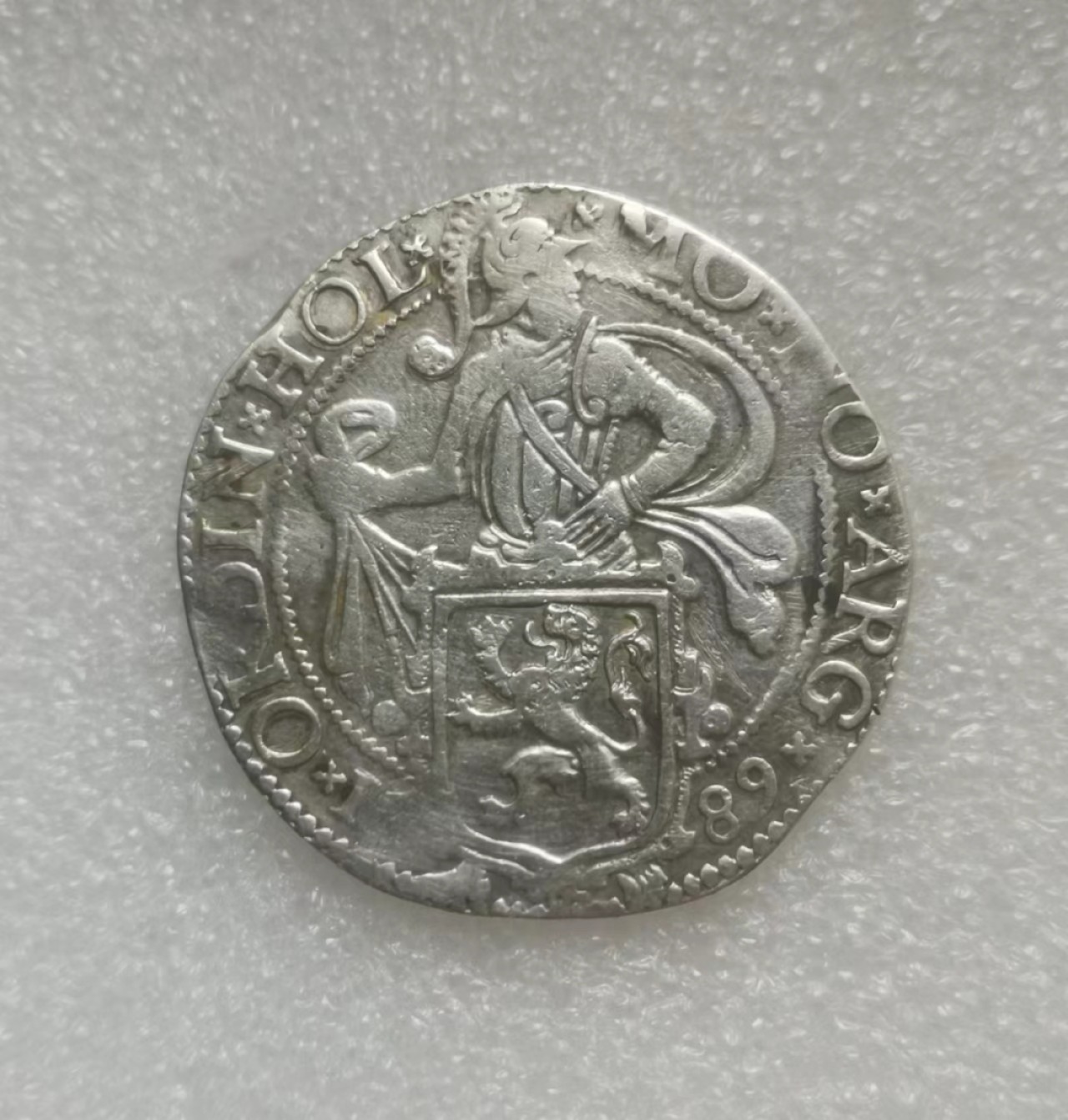 瓶子🏺第80期拍卖会 尼德兰联合王国 荷兰文艺复兴时期1589年 国际贸易雄狮泰勒大银币40毫米26.95克