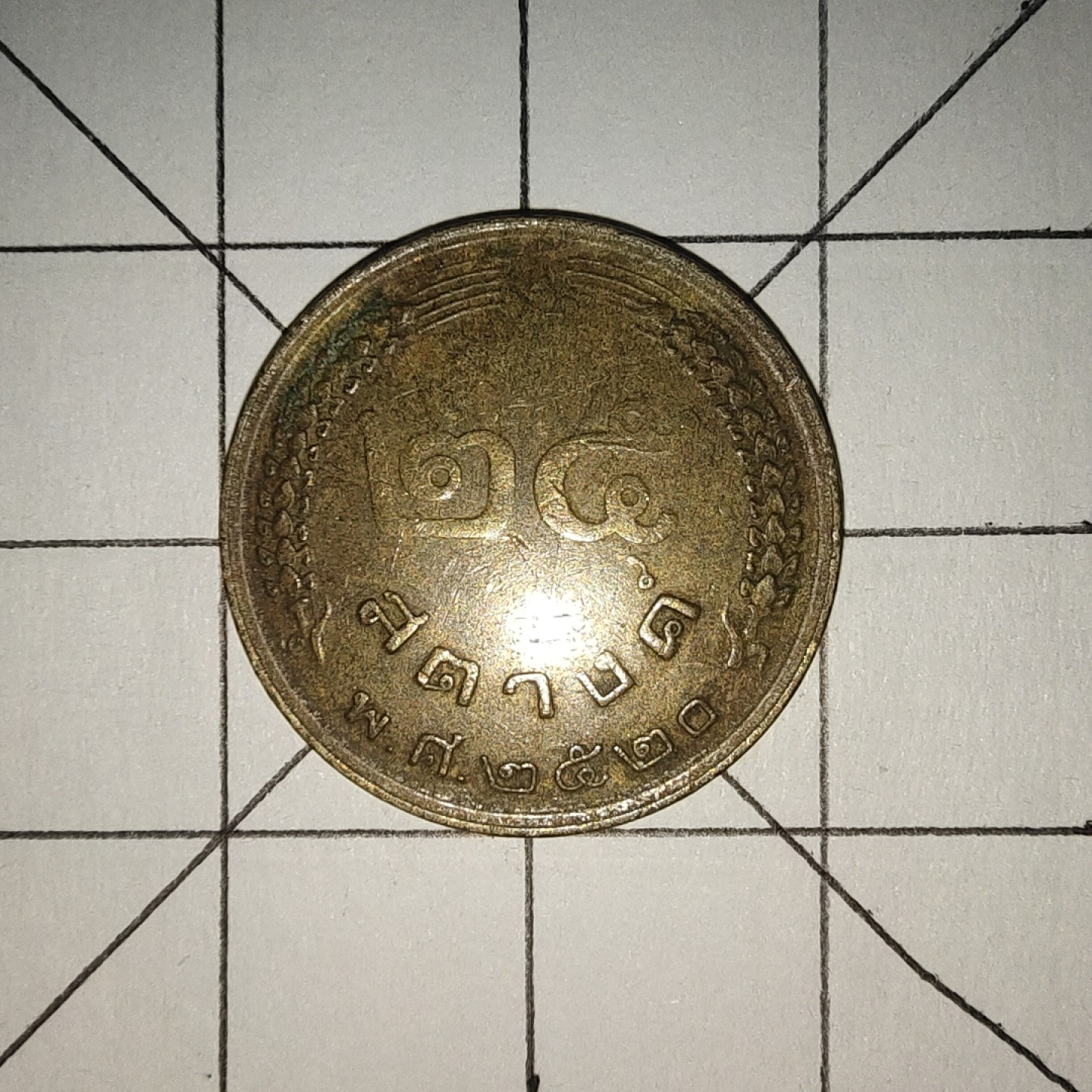 收藏之家世界硬币第12期(满20包邮，可多场累计。捡漏，无押金，无佣金) 泰国25撒当