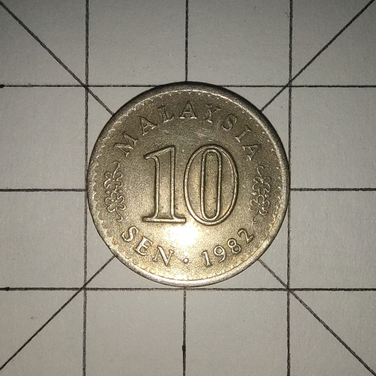 收藏之家世界硬币第12期(满20包邮，可多场累计。捡漏，无押金，无佣金) 马来西亚10分1982年