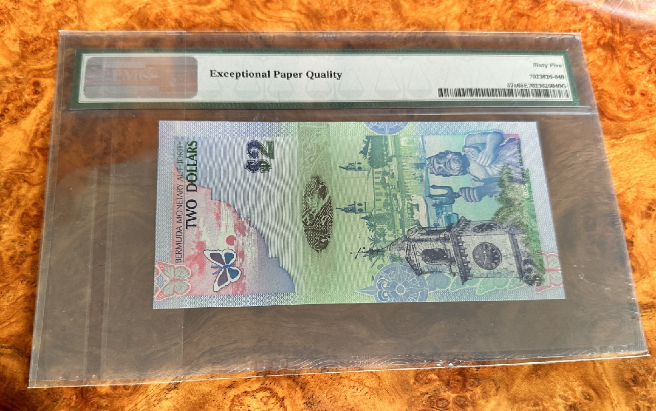 Chase Auction 第18期 - - 外钞、民国钞和人民币混合场！ 2009年百慕大2元，PMG65，IBNS世界最佳纸币！二代蓝壳！