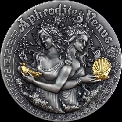 【海寧潮】拍卖第六十一期 - 【海寧潮】纽埃2020年胜利女神系列阿佛洛狄忒和维纳斯银币