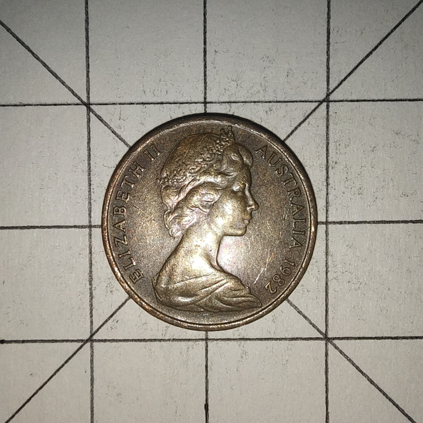 收藏之家世界硬币第12期(满20包邮，可多场累计。捡漏，无押金，无佣金) 澳大利亚1分1982年