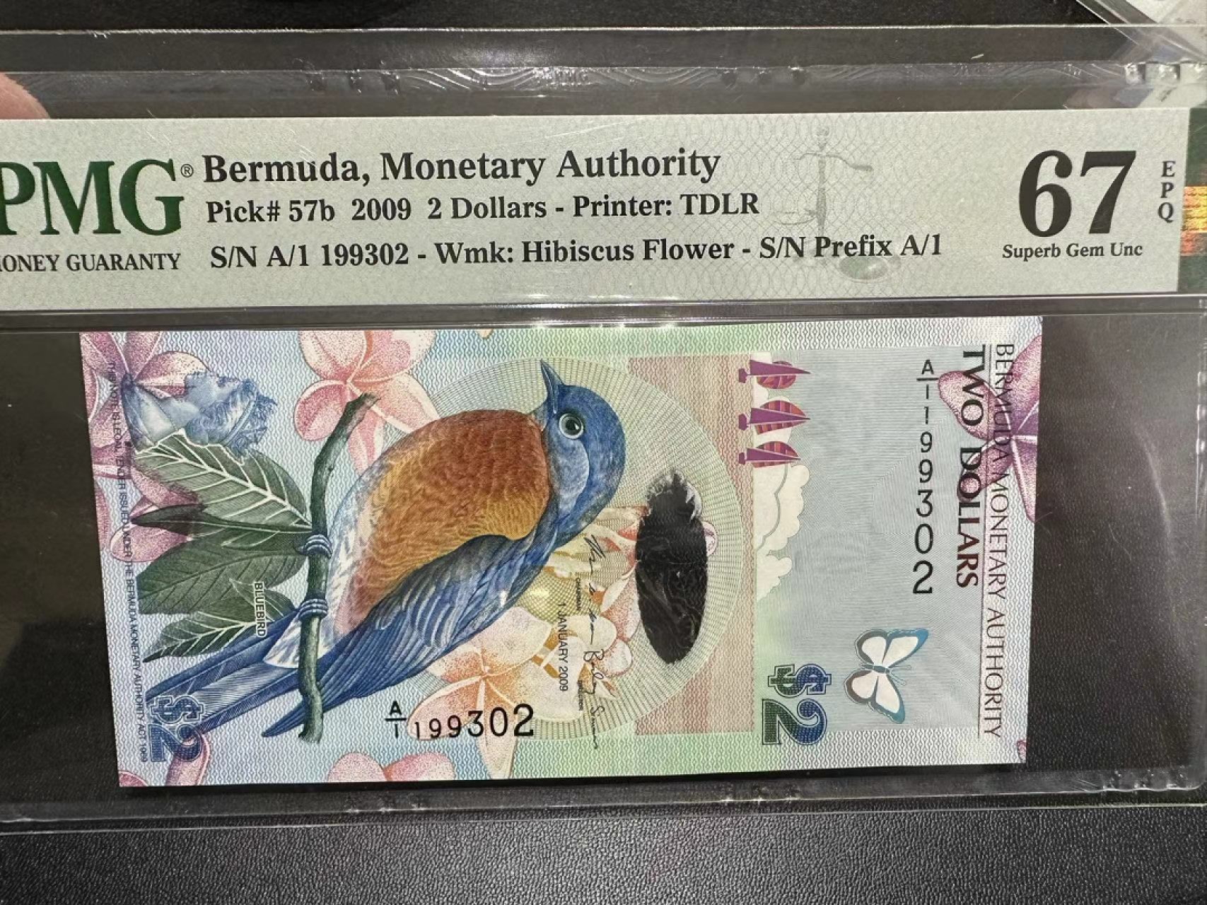 《外钞收藏家》第二百四十四期 连拍场二 2009年百慕大5刀 PMG67 无47