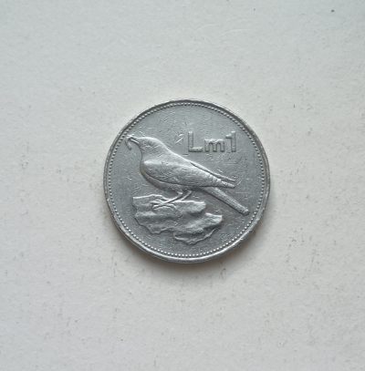 钱币专场第十一期 - 马耳他1986年1里拉 船版 29.8mm 