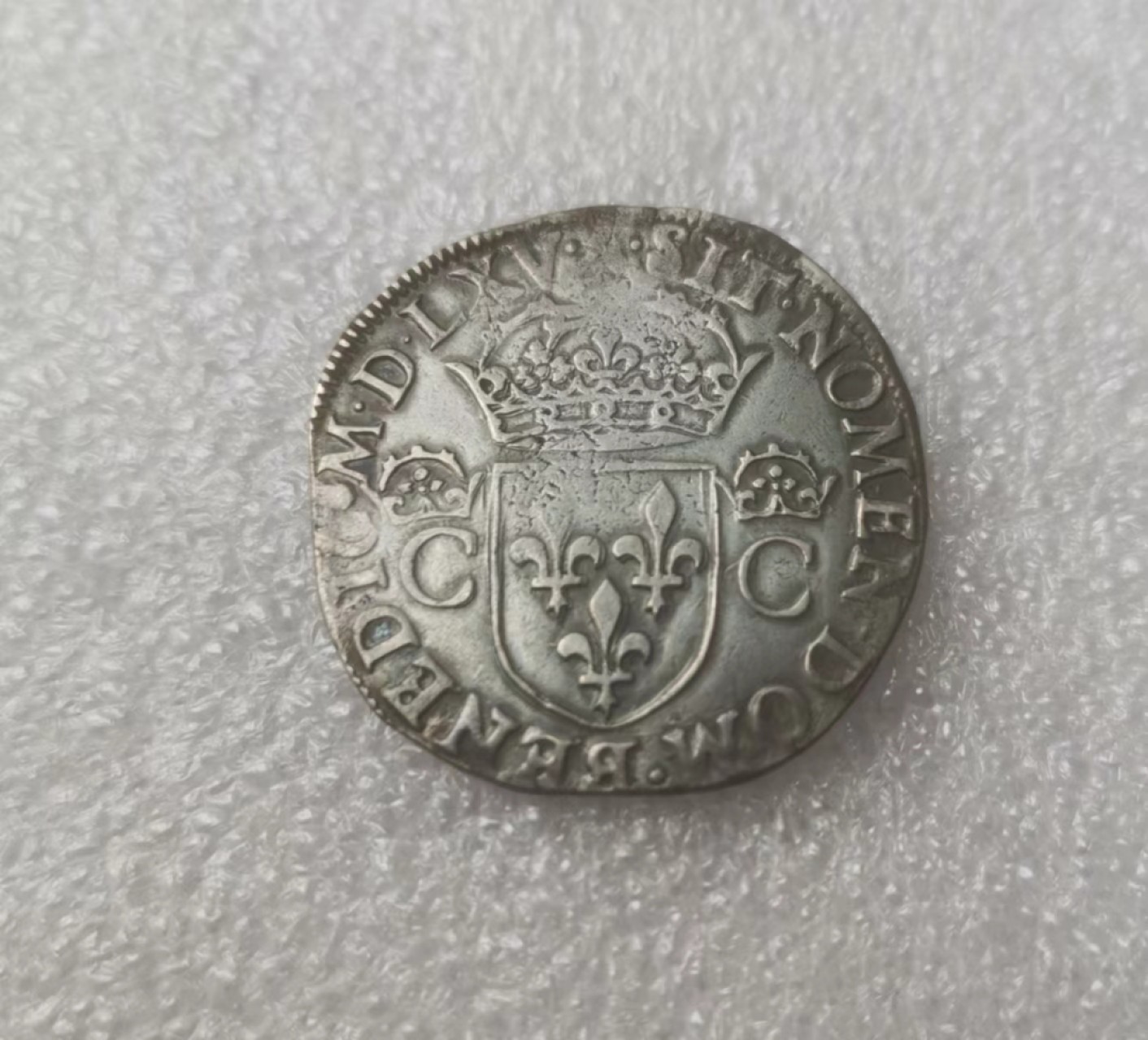 瓶子🏺第80期拍卖会  法国1575年卡尔九世1/4埃居银币深打好品人物五官清晰