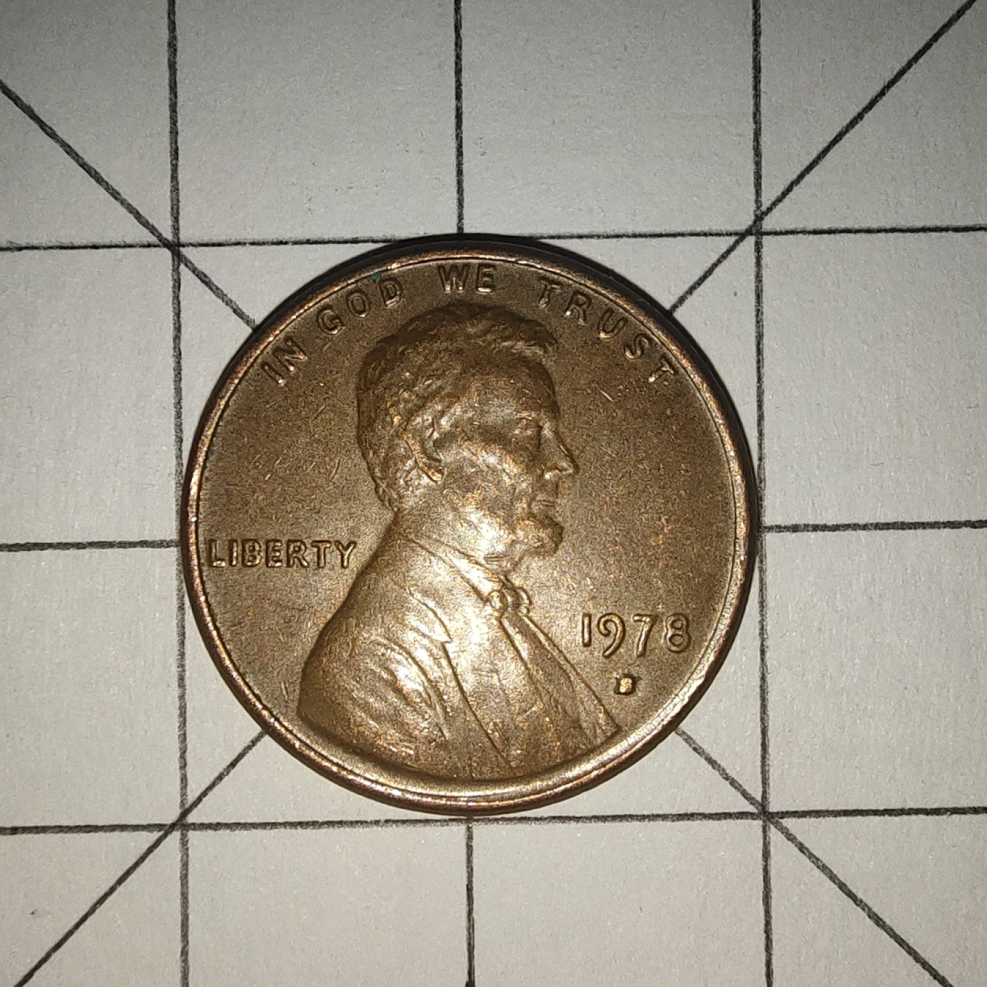 收藏之家世界硬币第12期(满20包邮，可多场累计。捡漏，无押金，无佣金) 美国1美分1978年