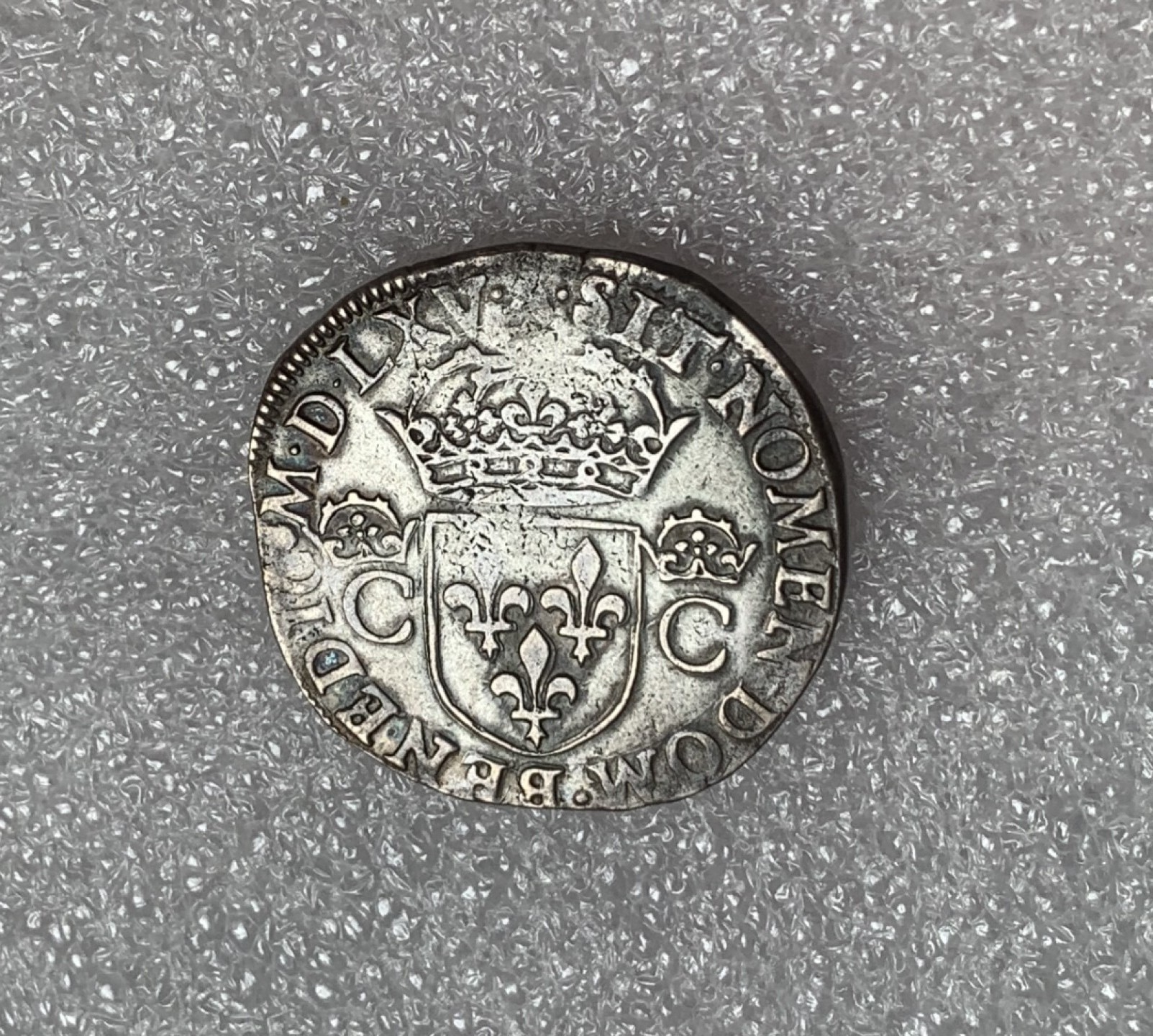 瓶子🏺第80期拍卖会  法国1575年卡尔九世1/4埃居银币深打好品人物五官清晰